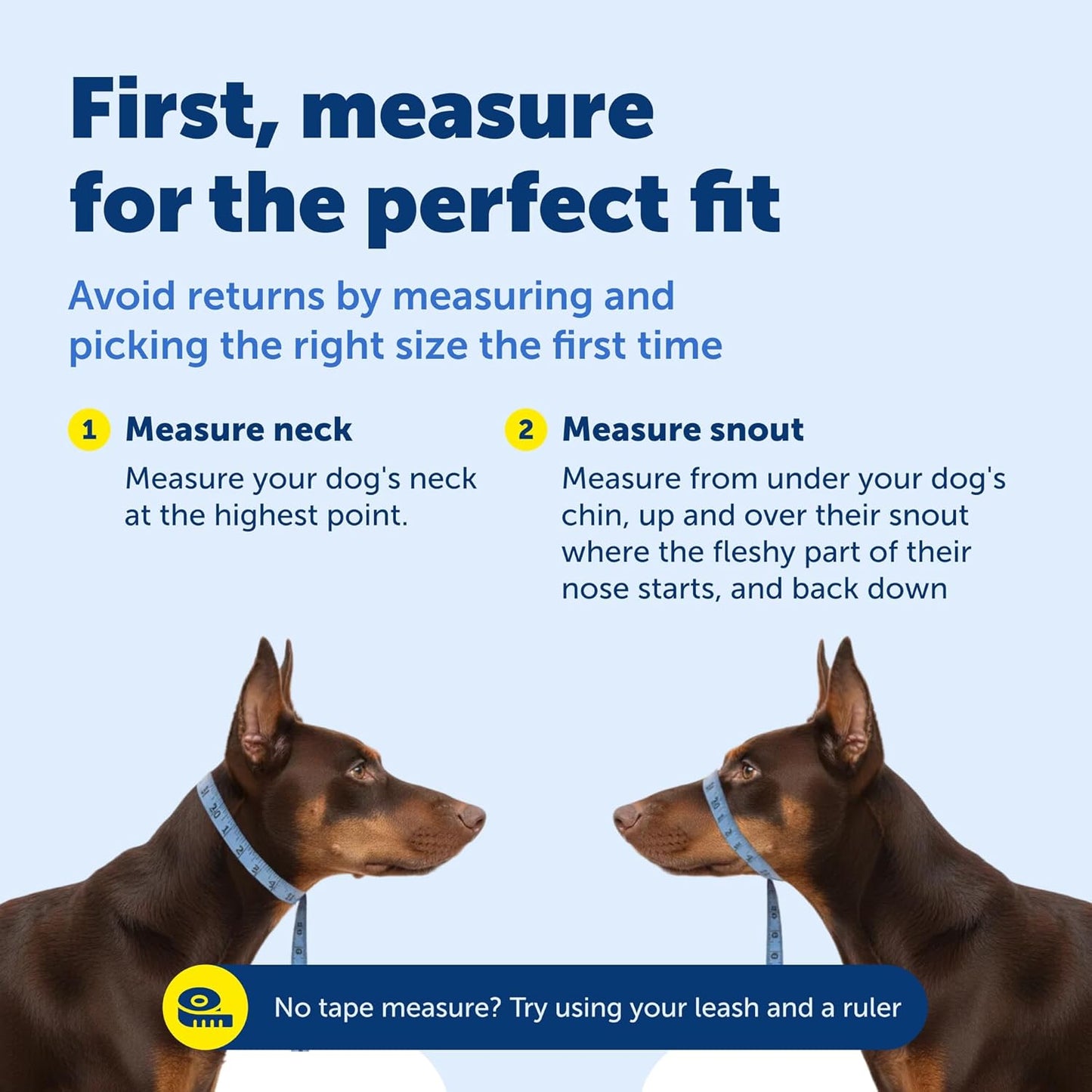 PetSafe Gentle Leader Headcollar No-Pull Dog Collar - Helps Improve Walks - Durable Nylon Construction - Padded Nose Loop - Adjustable Fit - Comfort Walking Halter - Medium, Black