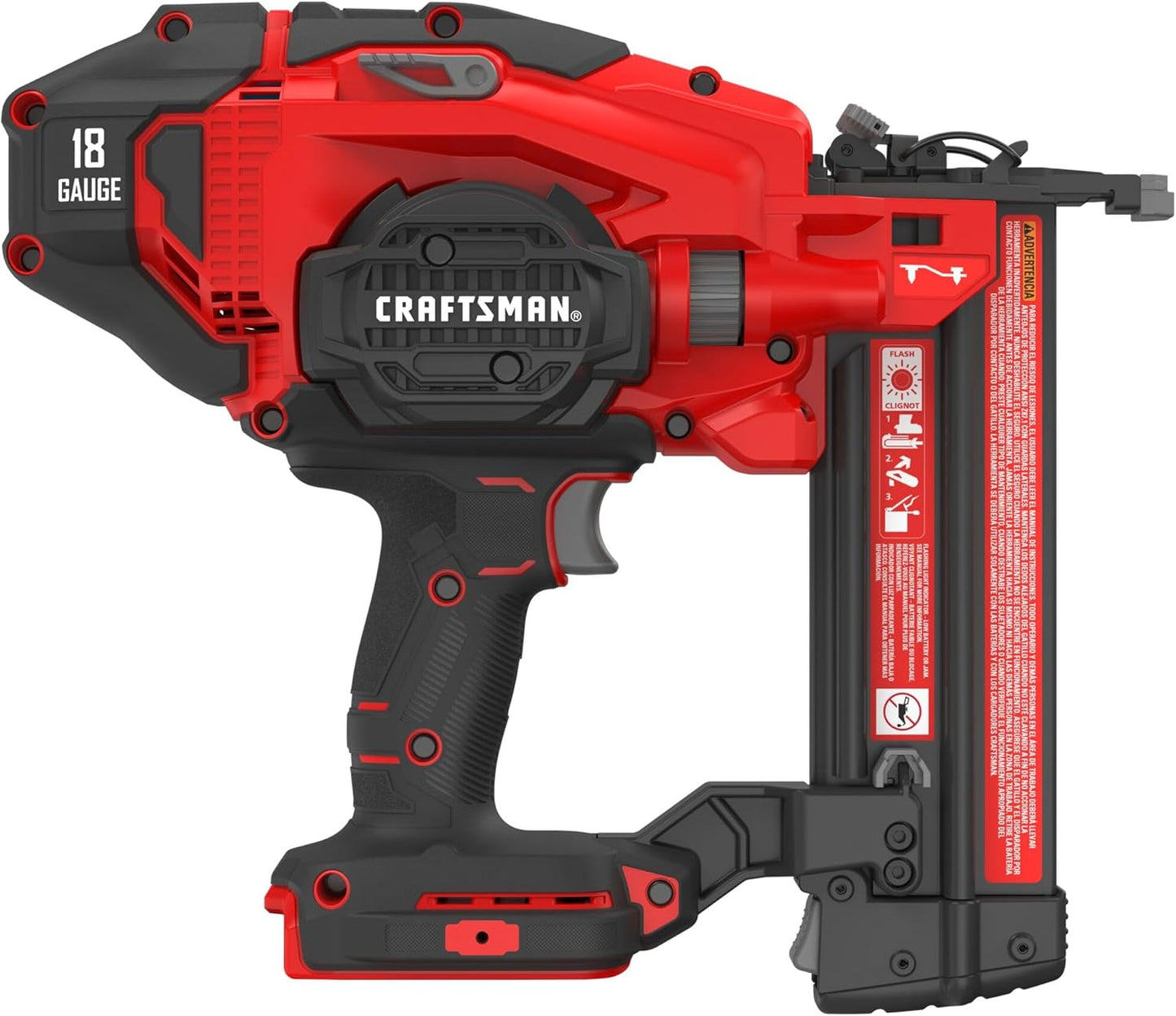 CRAFTSMAN V20 Brad Nailer, 18GA, Cordless, Bare Tool Only (CMCN618B)