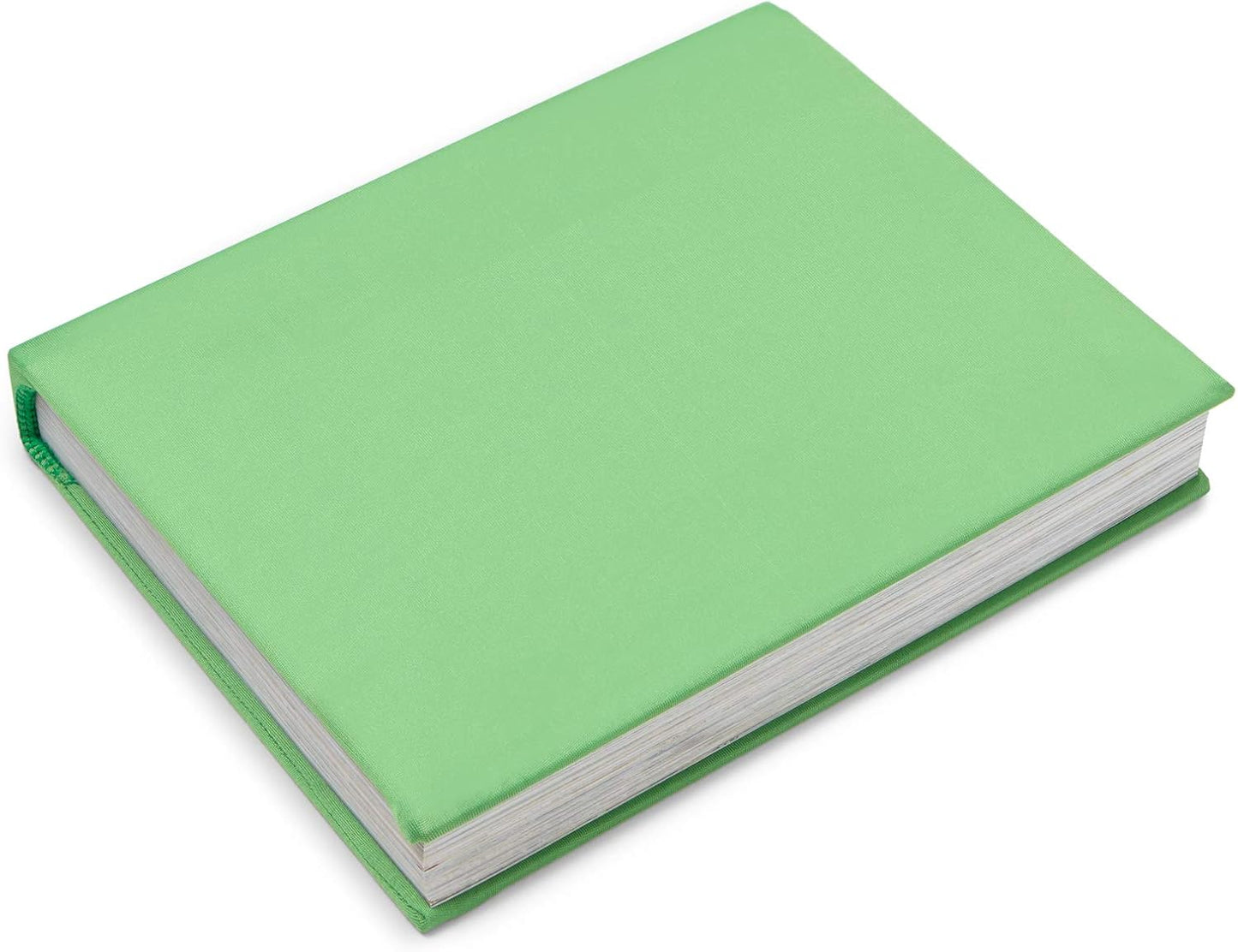 Blue Summit Supplies 6 Stretchable Book Covers for Hardcover, Colorful Fabric Book Cover for Classroom Textbook Protection and Care, Assorted Colors, for 11" by 11" Books, Stretchy