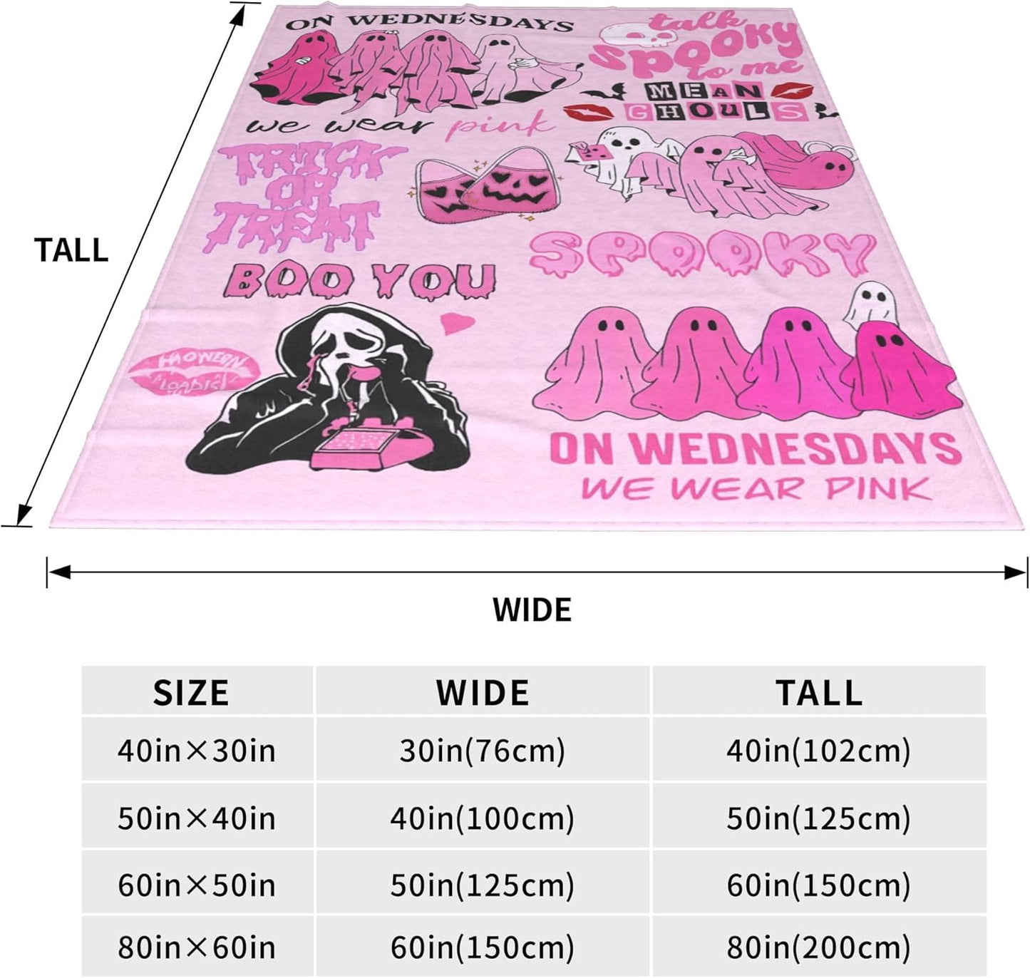 Cozy Horror-Themed Flannel Blanket for Adults,Soft & Warm Scary Movie Gift for Halloween,Horror Fans,Perfect for Couples,Movie Nights 50X60 inch