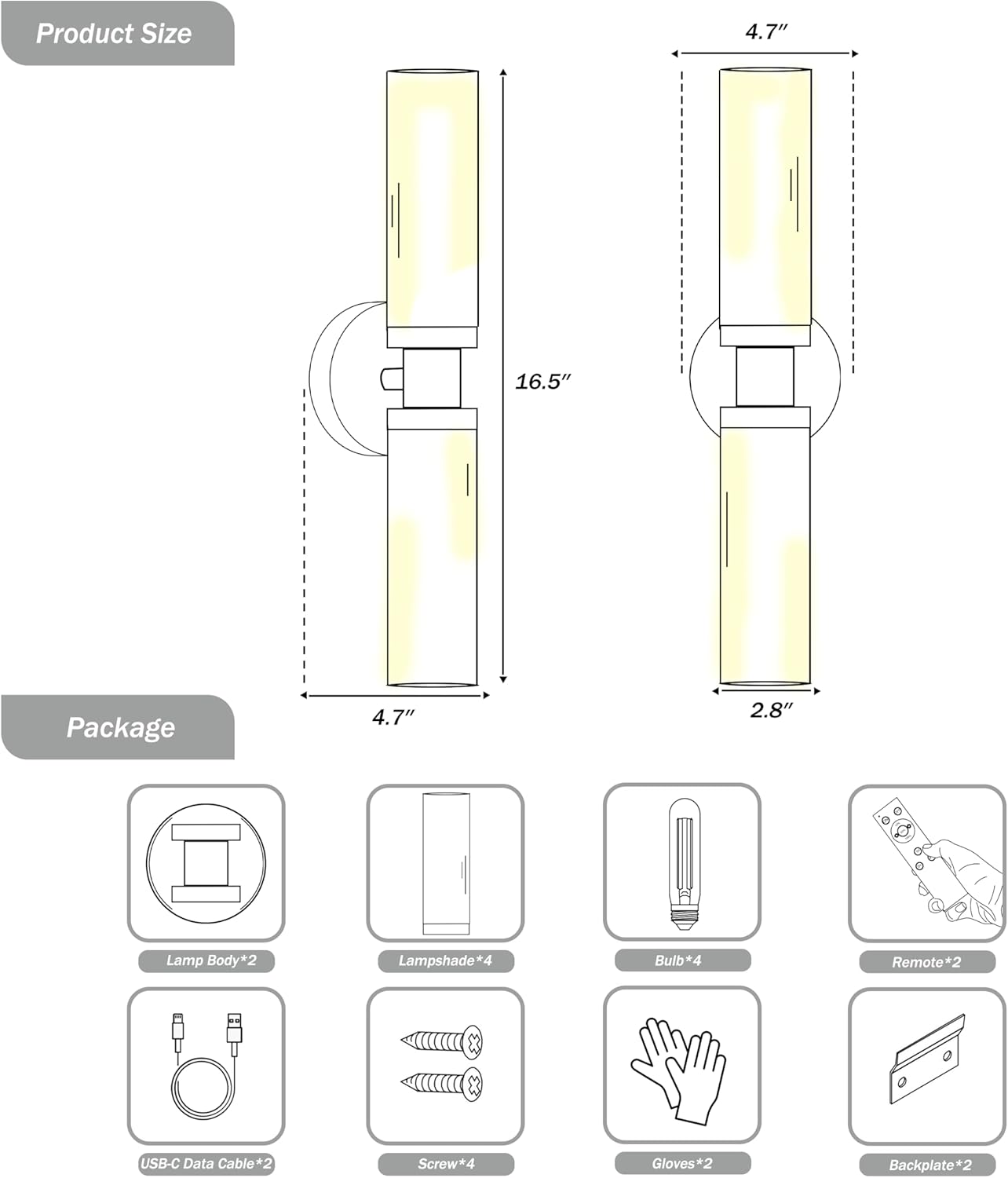 Rechargeable Battery Operated Wall Sconce Set of 2, 8000mAh Cordless Wall Lights with Dimmable, Timer Function, 3000K Warm White, Easy Install for Living Room, Bedroom, Gold Finish, Bulbs Included