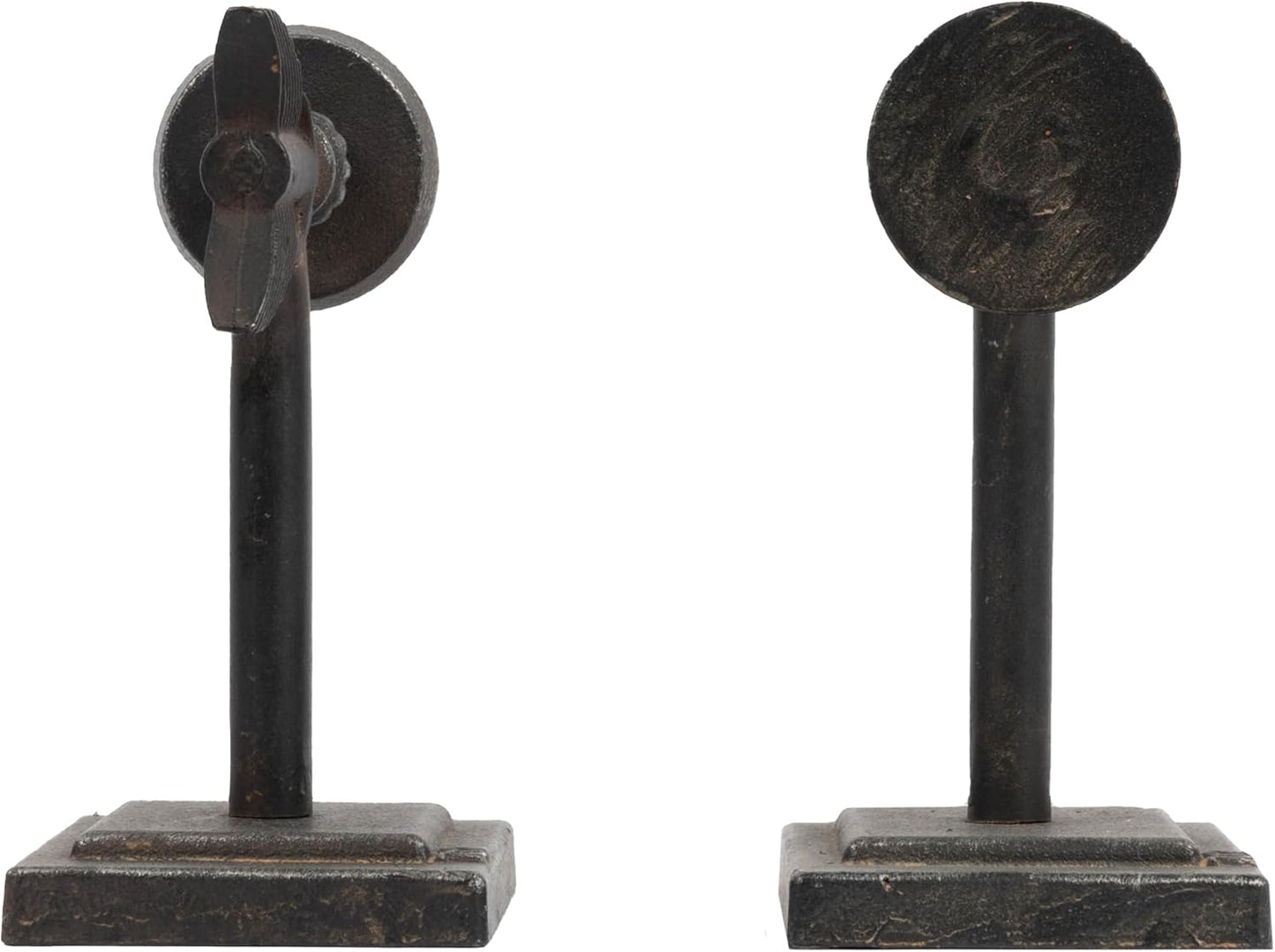 Creative Co-Op Bronze Arrow Shaped Cast Iron Bookends (Set of 2 Pieces)
