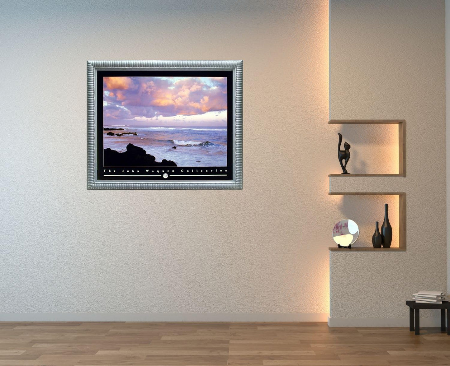 Impact Posters Gallery Purple Coastal Mood Sunrise Ocean Scenic Nature Landscape Wall Decor Art Print Poster (16x20)