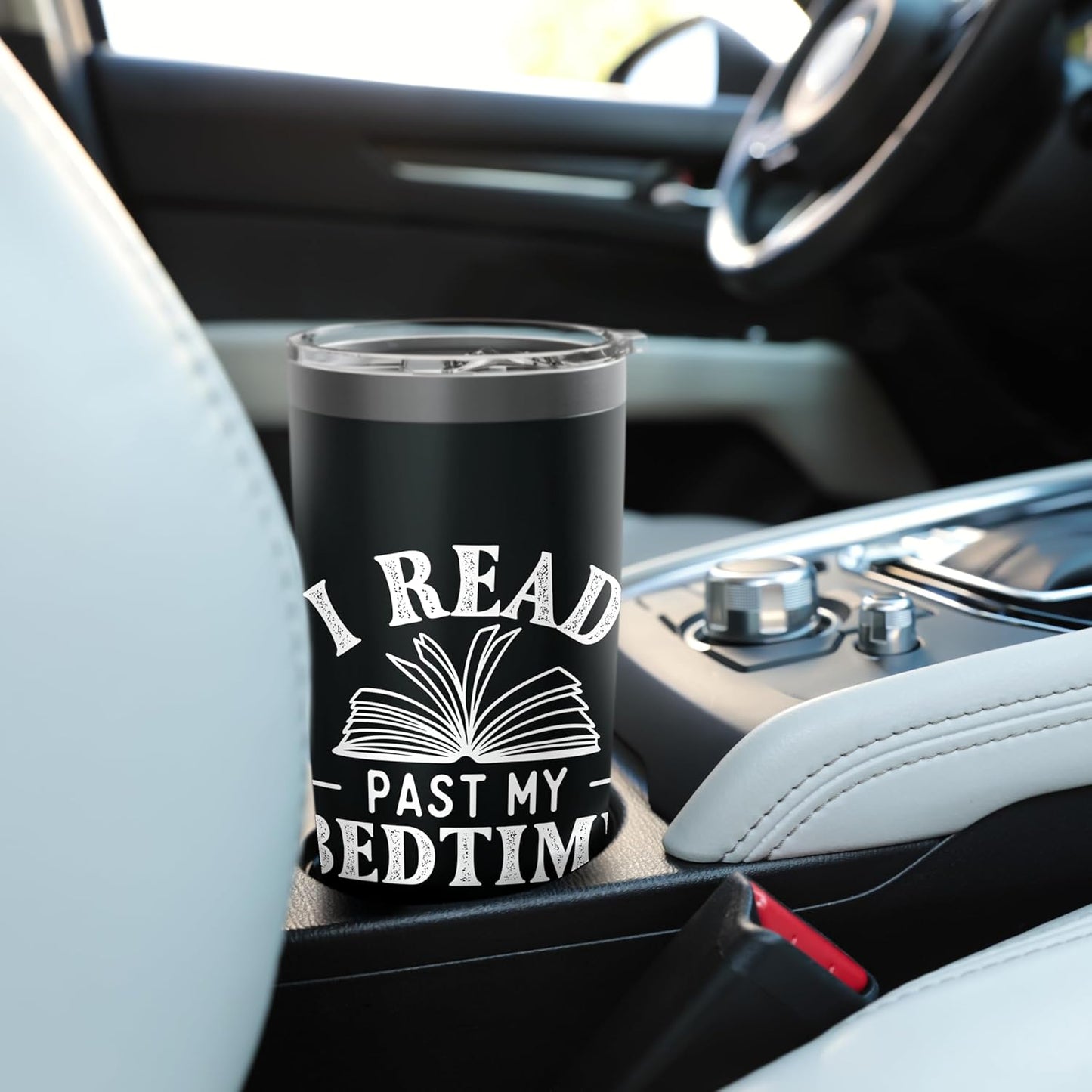 I Read Past My Bedtime - Book Lover Reading Bookworm Reader Stainless Steel Insulated Tumbler