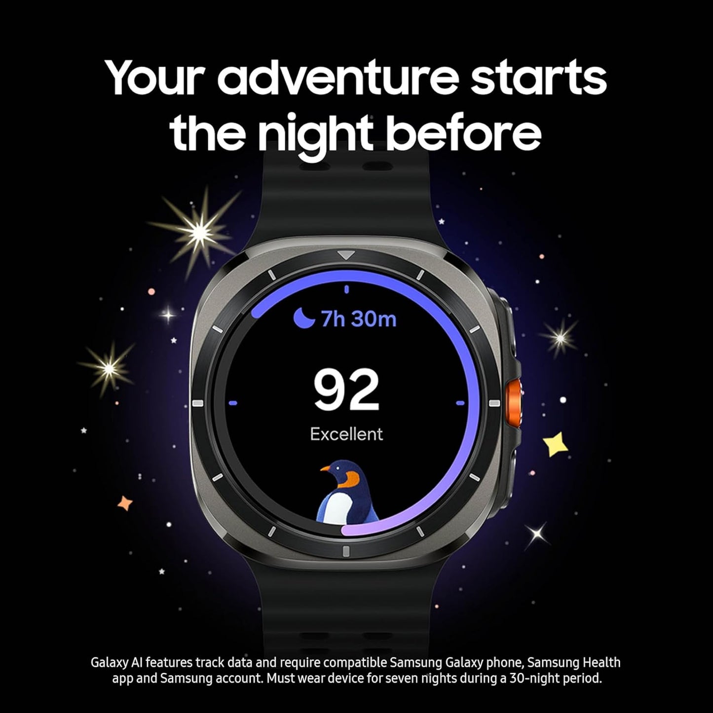 Samsung Galaxy Watch Ultra (2025) 47mm LTE Smartwatch, Titanium Casing, Advanced Sleep Coaching, Running Coach, Energy Score, Heart Rate Tracking, GPS, Titanium White [US Version, 2 Yr Warranty]