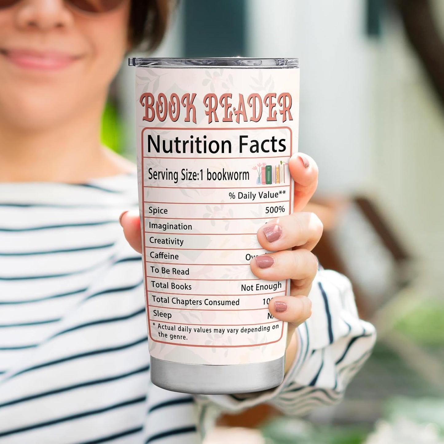 Book Lovers Gifts: Literary Gift Ideas for Reading Lovers - Bookworm Gifts for Birthday, Christmas, Graduation - Book Reader Travel Coffee Tumbler Mug 20oz