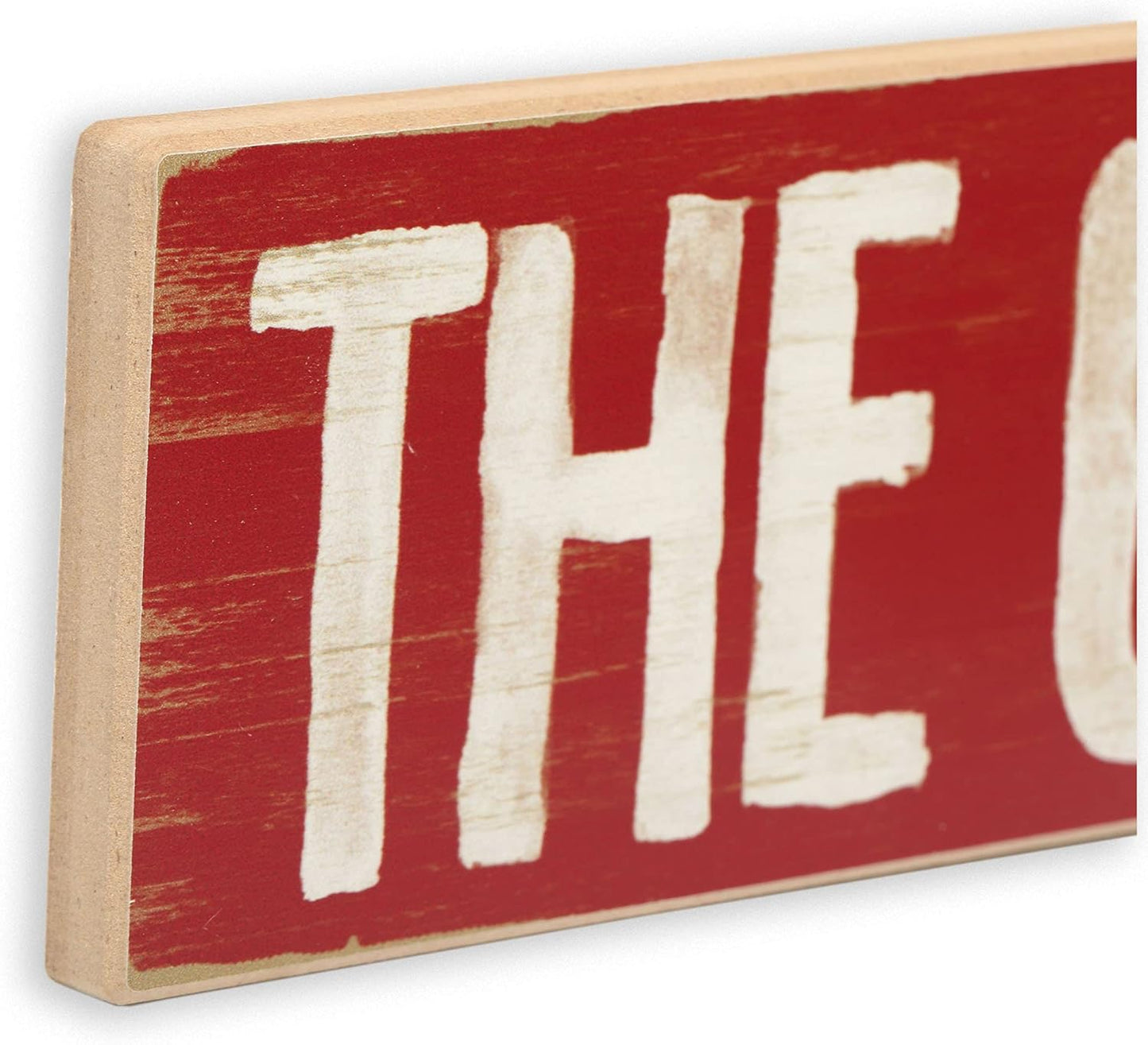The Crab Shack Wood Wall Decor - Large Distressed Beachy Sign for Kitchen, Sun Room, or Lake House