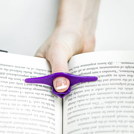 Book Page Holder and Bookmark - Large Set of 3 (Assorted Colors) - Literary Gifts, Gift for Readers, Reading Accessories