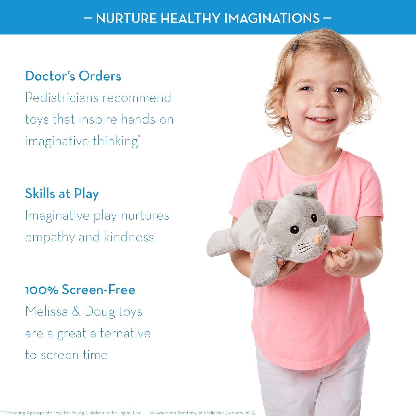 Melissa & Doug Examine and Treat Pet Vet Play Set, 24-Piece Animal Doctor Playset with Dog & Cat Plushies, Pet Doctor Kit & Accessories, Preschool Toys for Girls & Boys Ages 3+