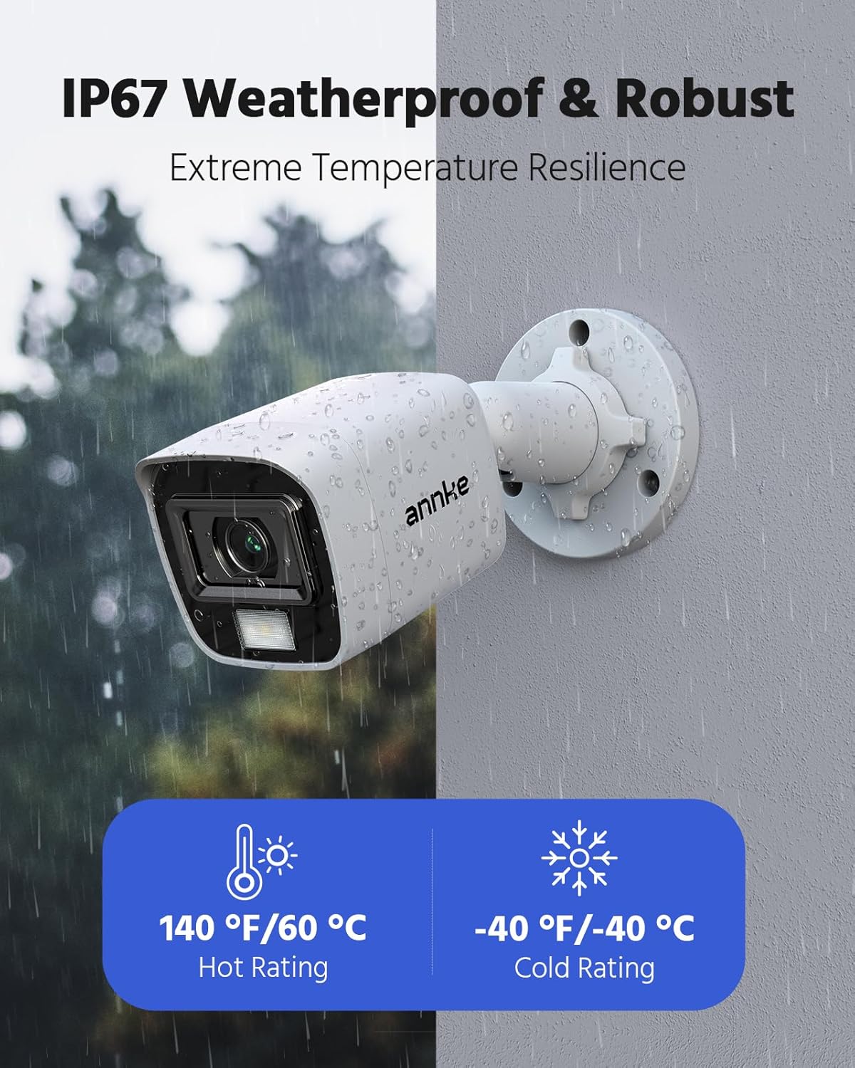 ANNKE 4 Packed 2.0MP 1080P 1920TVL Wired Security Camera Kits, HD TVI Add-on Outdoor CCTV Cameras, Smart Dual Light, IP66 Weatherproof Housing, Home Surveillance Bullet Cam