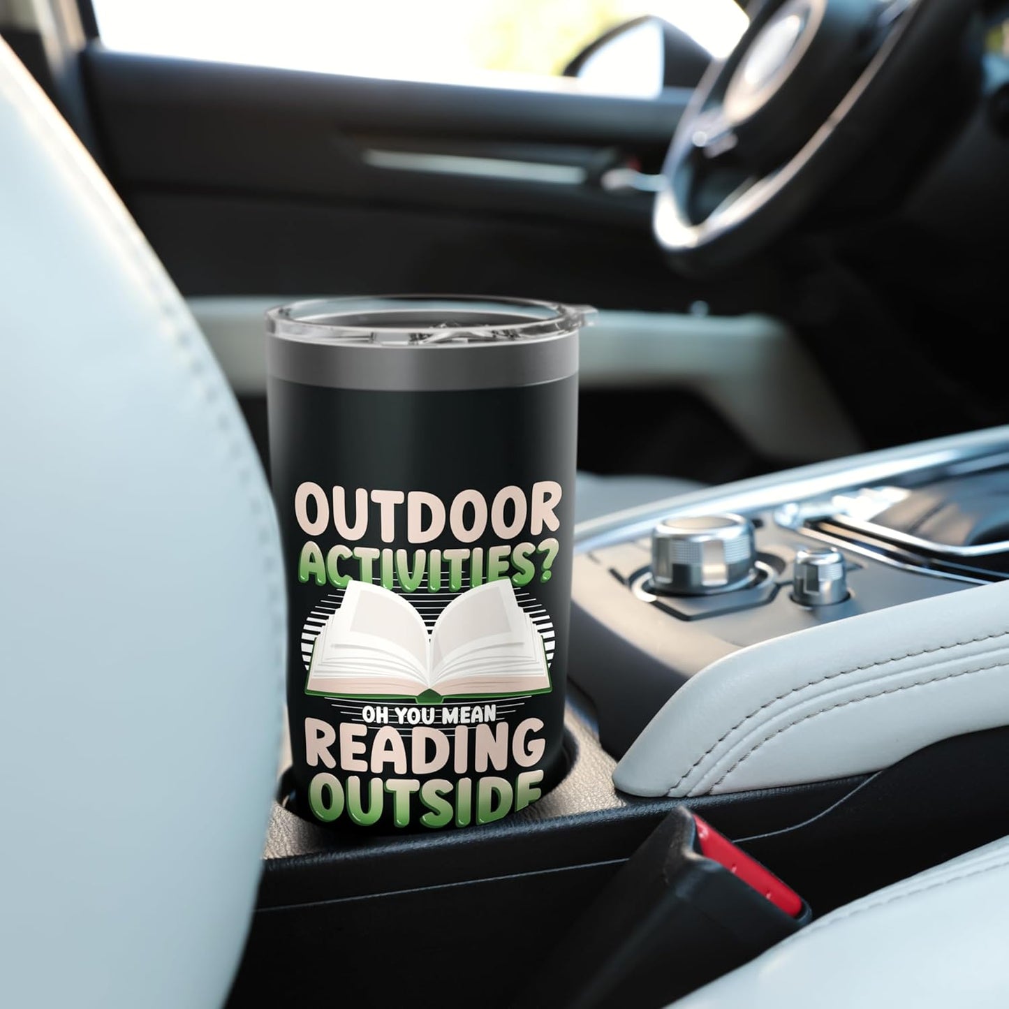 Outdoor Activities Reading Outside Books Reading Stainless Steel Insulated Tumbler
