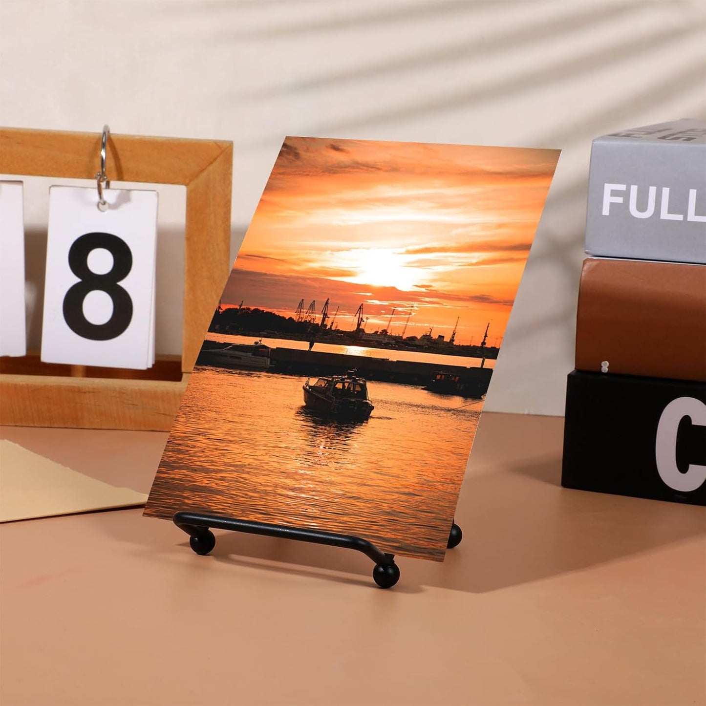 6 Pack 2.5 Inch Small Metal Plate Holder Display Stands, Black Mini Easel Stand for Picture, Book, Photo, Decorative Plate, Collectibles, Mobile Phone