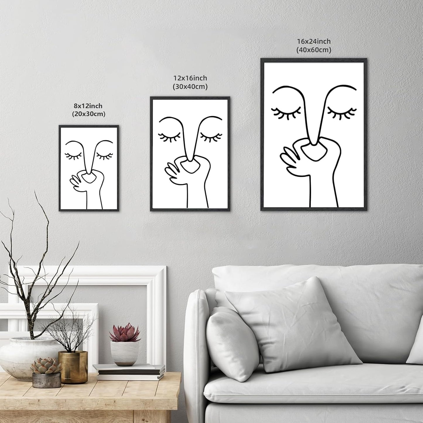 Balsuka Black and White Bathroom Wall Decor Bad Smell Humorous Wall Art Modern Minimalistic Aesthetic Poster Bathroom Sign Canvas Print Funny Guest Toilet Picture for Restroom 12x16inch Black Frame