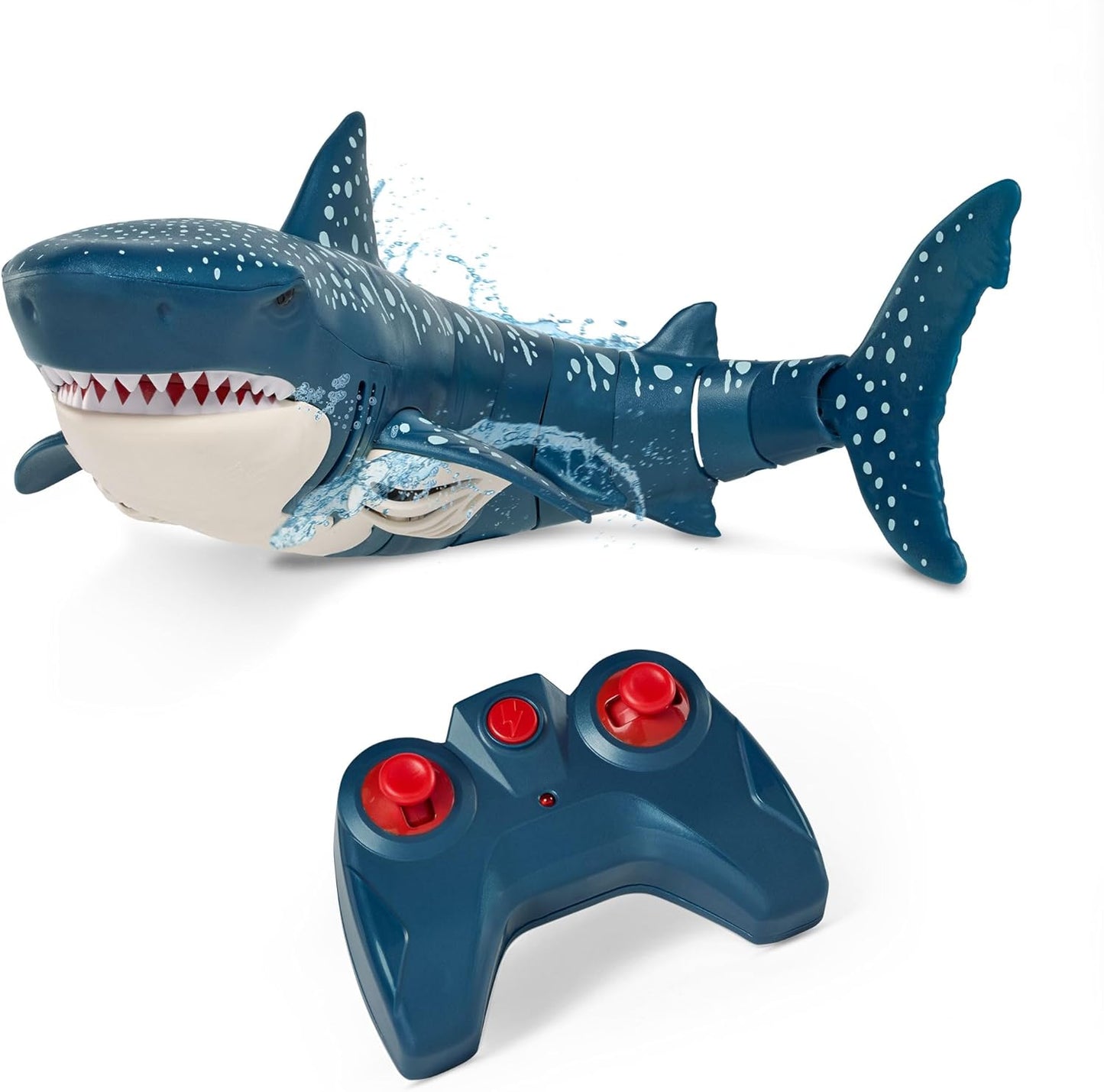 Terra by Battat - Remote Control Shark – Realistic Moving RC Shark Toy for Water Play & Swimming Pools – Fun RC Pool Ocean Lake Toys for Kids – Battery-Operated Floating Toy - 3 Years +