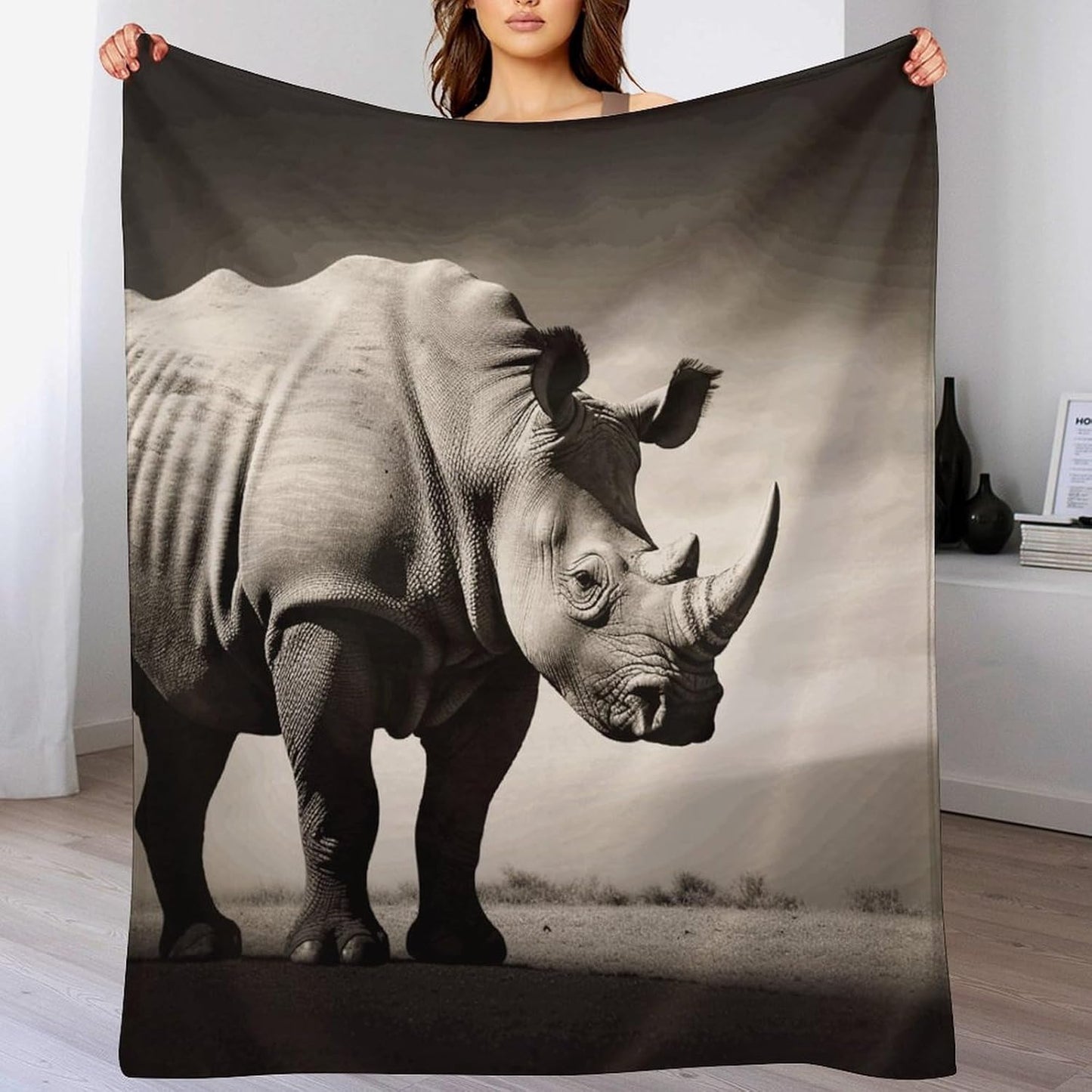 South Africa Animal Blanket Super Soft Lightweight Throw Blanket Cute Cozy Warm Bed Blanket Decorative Fuzzy Blanket All-Season Home Decor Gift for Sofa Couch Living Room 60"*80"（150 * 200cm）