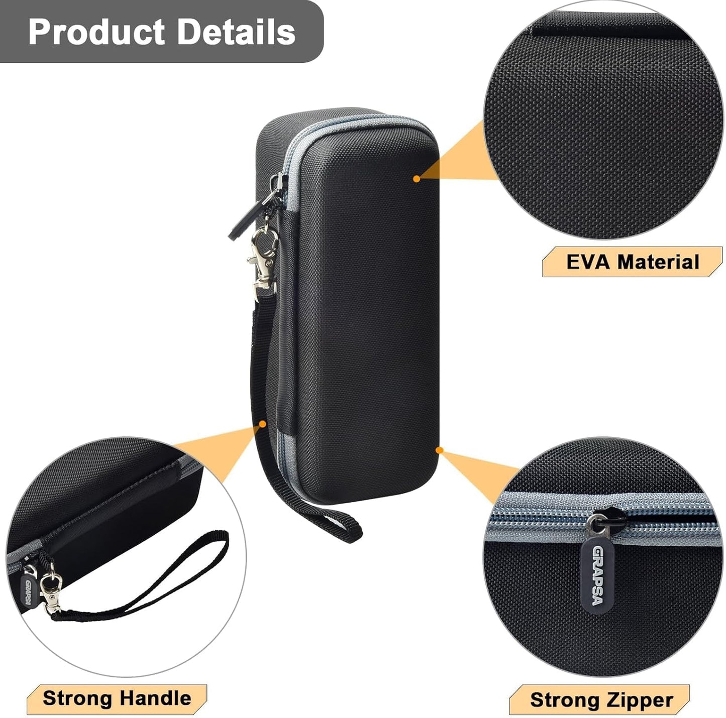 Case Compatible with Anker Prime Power Bank 27,650mAh 250W &20,100mAh 220W 3-Port Portable Charger, Battery Charging Station Carrying Travel Storage Holder for USB-C Chargers (Box Only)