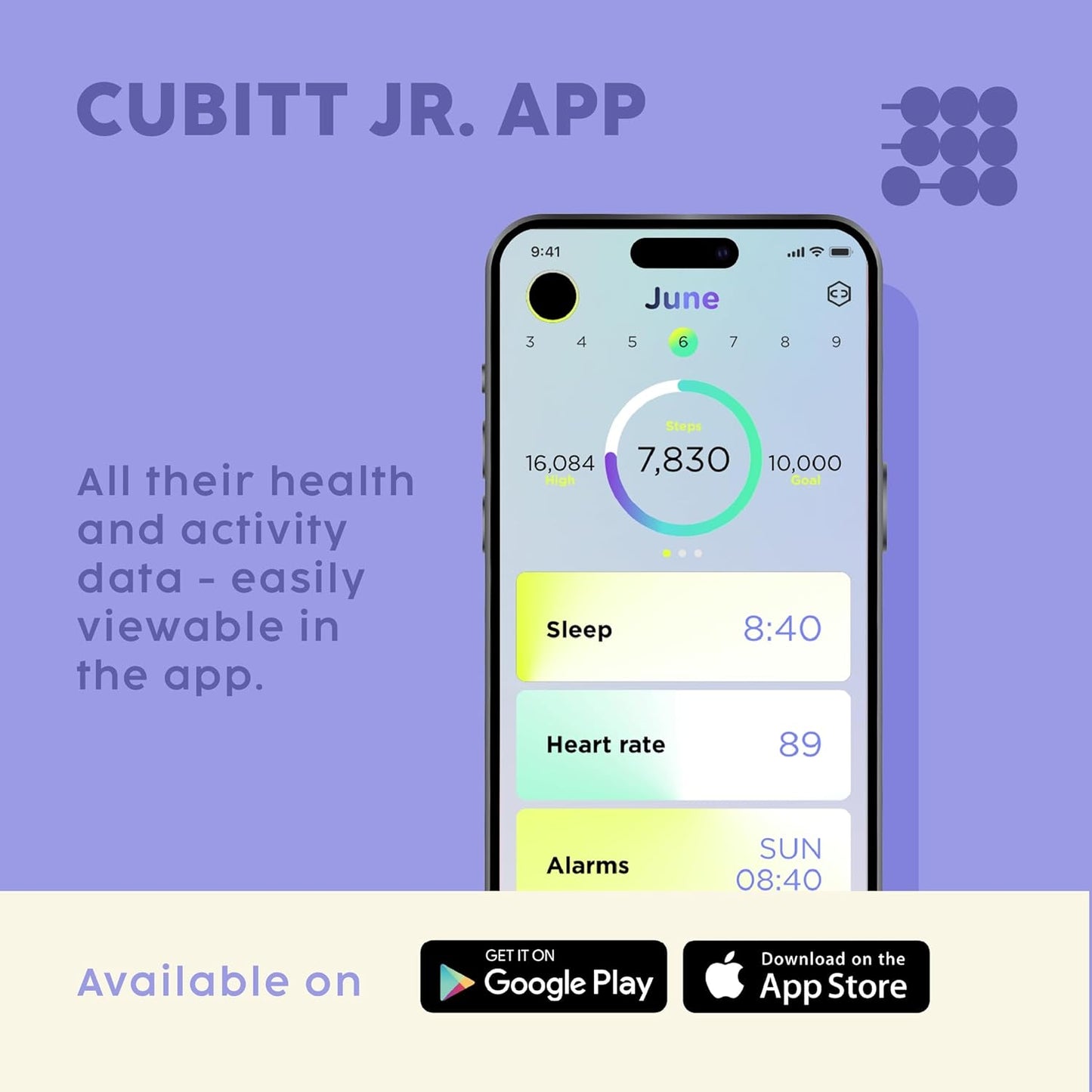 Cubitt Jr. Smartwatch Fitness Tracker for Kids and Teens with Games, Step Counter, Sleep Monitor, Heart Rate Monitor, Calculator, Activity Tracking, 1.75"AMOLED Touchscreen,Waterproof – Obsidian Black