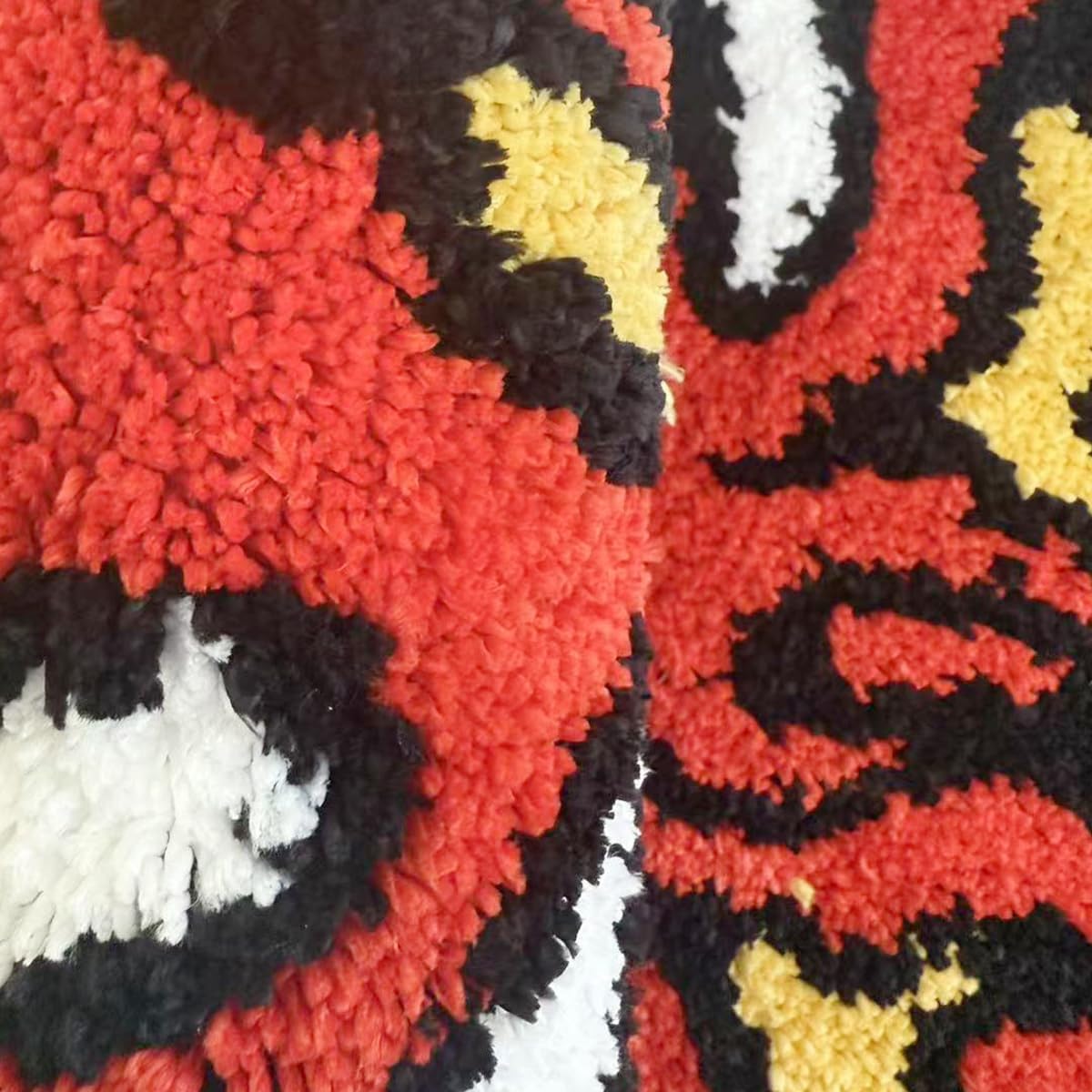 LAKEA Flame Butterfly Tufted Rug, Aesthetic Shaped Area Rug for Bedroom Decor, Soft Plush Accent Carpet with Anti-Slip Backing (31.5 X 23.6 inch)