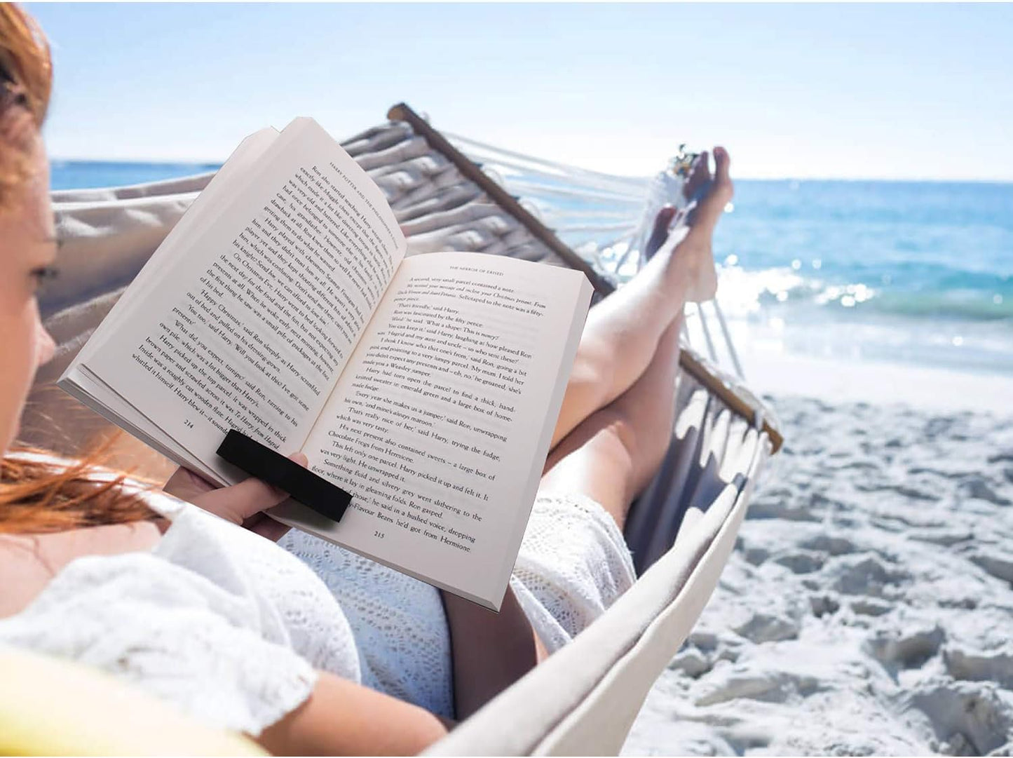 Soft Book Page Holder No Thumb Fatigue Thumb Bookmark Page Holders for Readers, Book Lovers,Bookworms,Teachers, and Literary Presents (Small-0.86'')