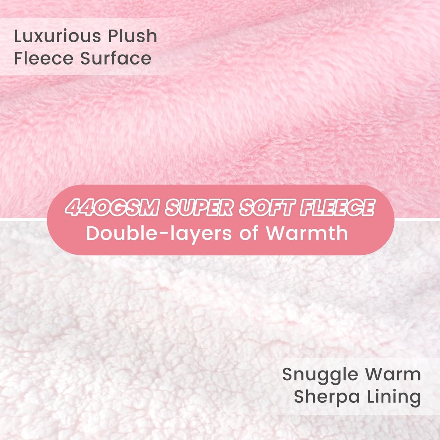 Axolotl Wearable Blanket Hoodie for Women & Kids, Premium Soft Thick Plush & Sherpa Fleece for Ultra Warmth, Pink Throw Wrap With Giant Hood, Easy Movement, Axolotl Gifts for Girls Adults, Oversized