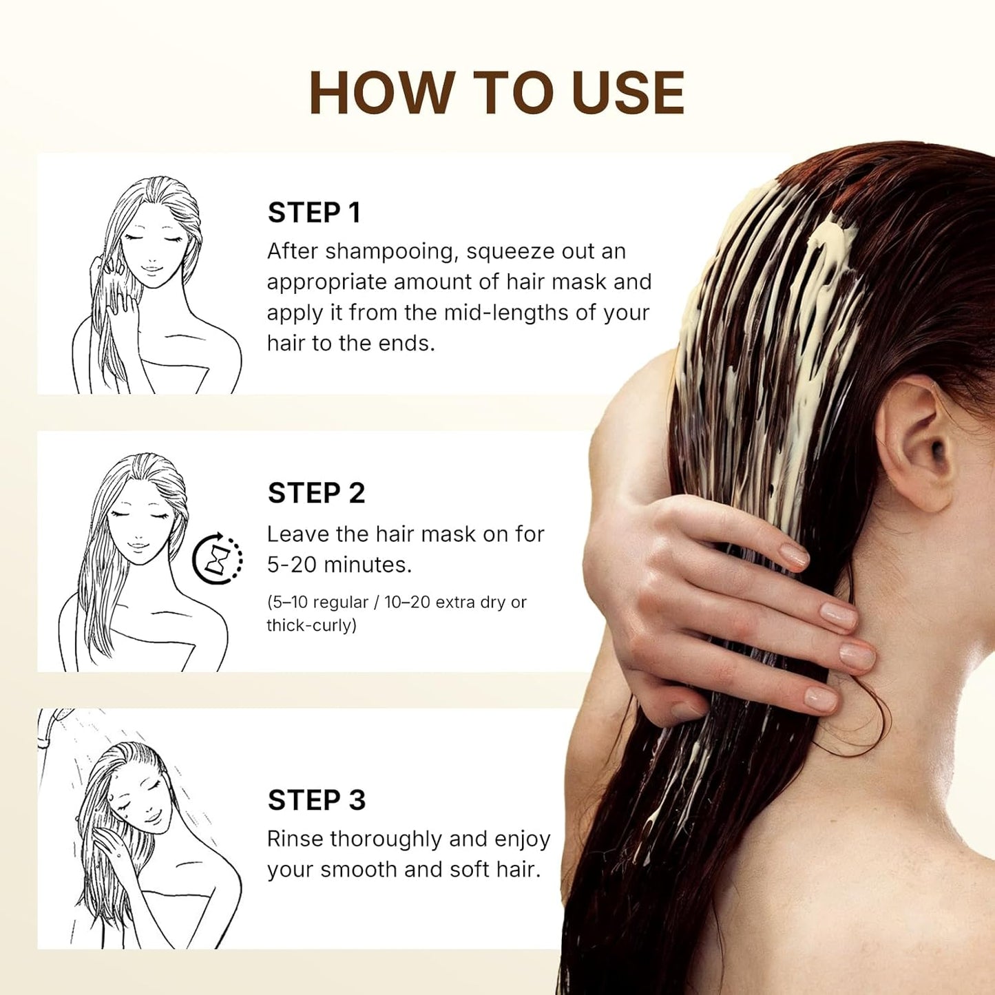 Karseell 3.38floz 100ml Collagen Hair Treatment Deep Repair Conditioning Argan Oil Collagen Hair Mask Essence for Dry Damaged Hair All Hair Types