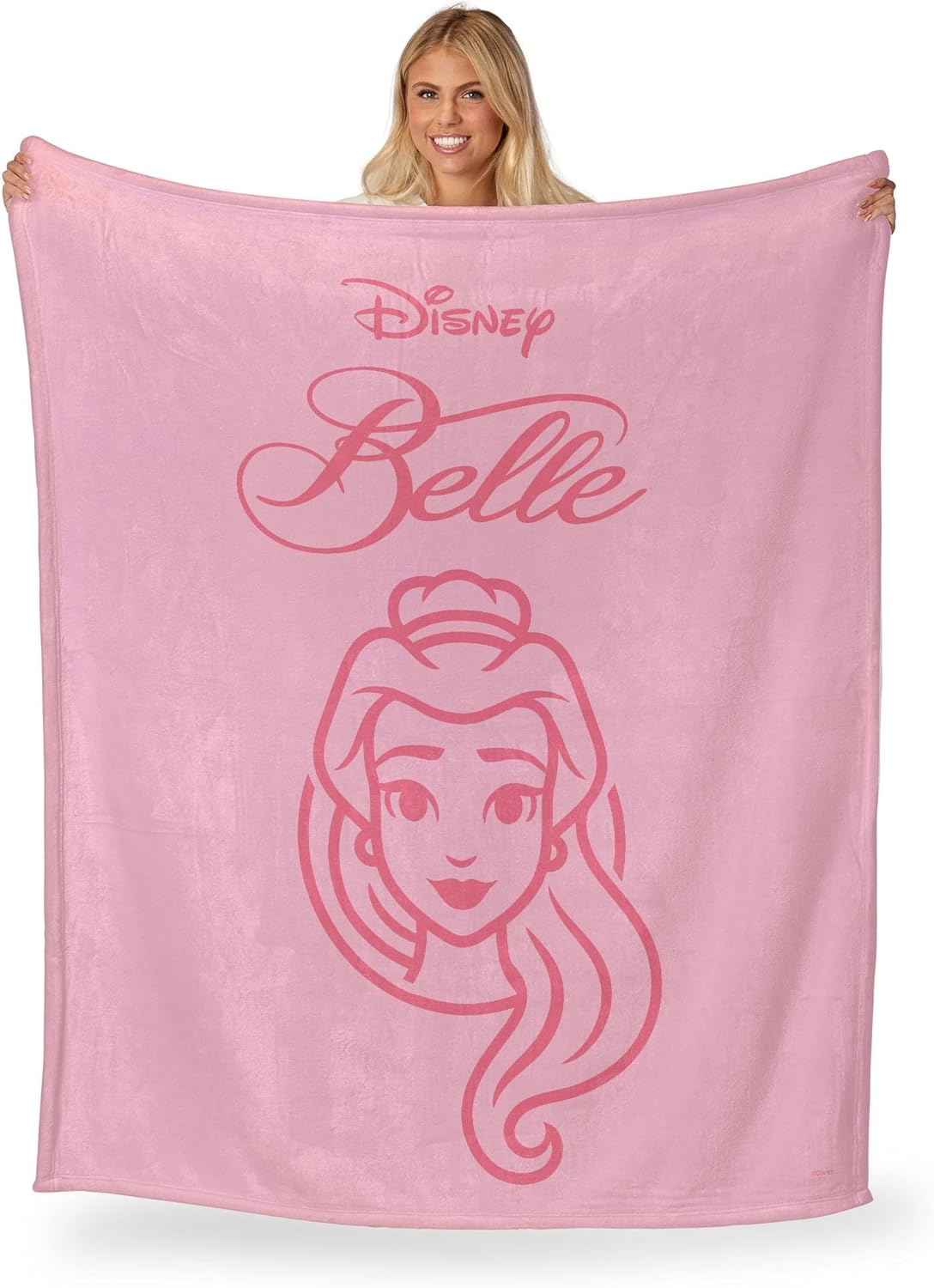 Northwest Disney Princess Silk Touch Throw Blanket, 50" x 60", Iconic Belle