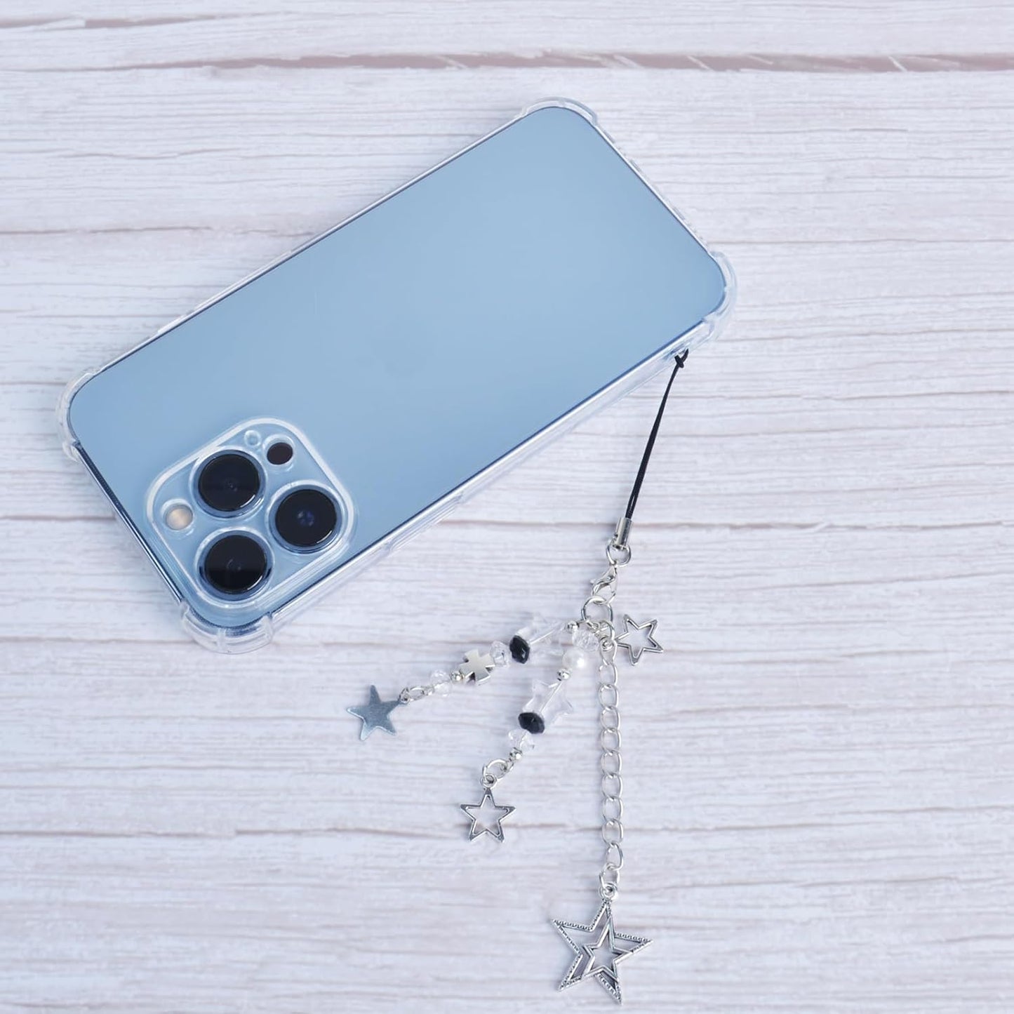 1-4PCS Cute Phone Charms Aesthetic Y2K Cellphone Charms Strap Pink Strawberry Butterfly Star Charm Y2K Accessories for Phone Bag Keychain Airpods Camera Pendants Decor
