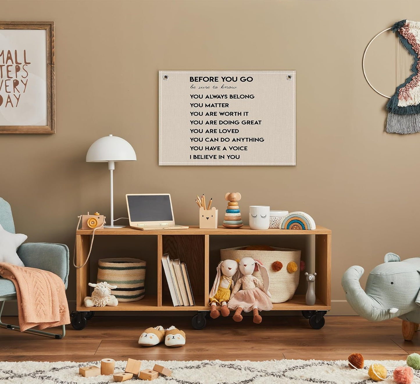 KDHTY Mental Health Positive Affirmations Inspirational Wall Art Decor,Therapist Nurse Office Signs Wall Art Decor For Office Kids Teen Girls Room Bedroom Playroom Wall Decor