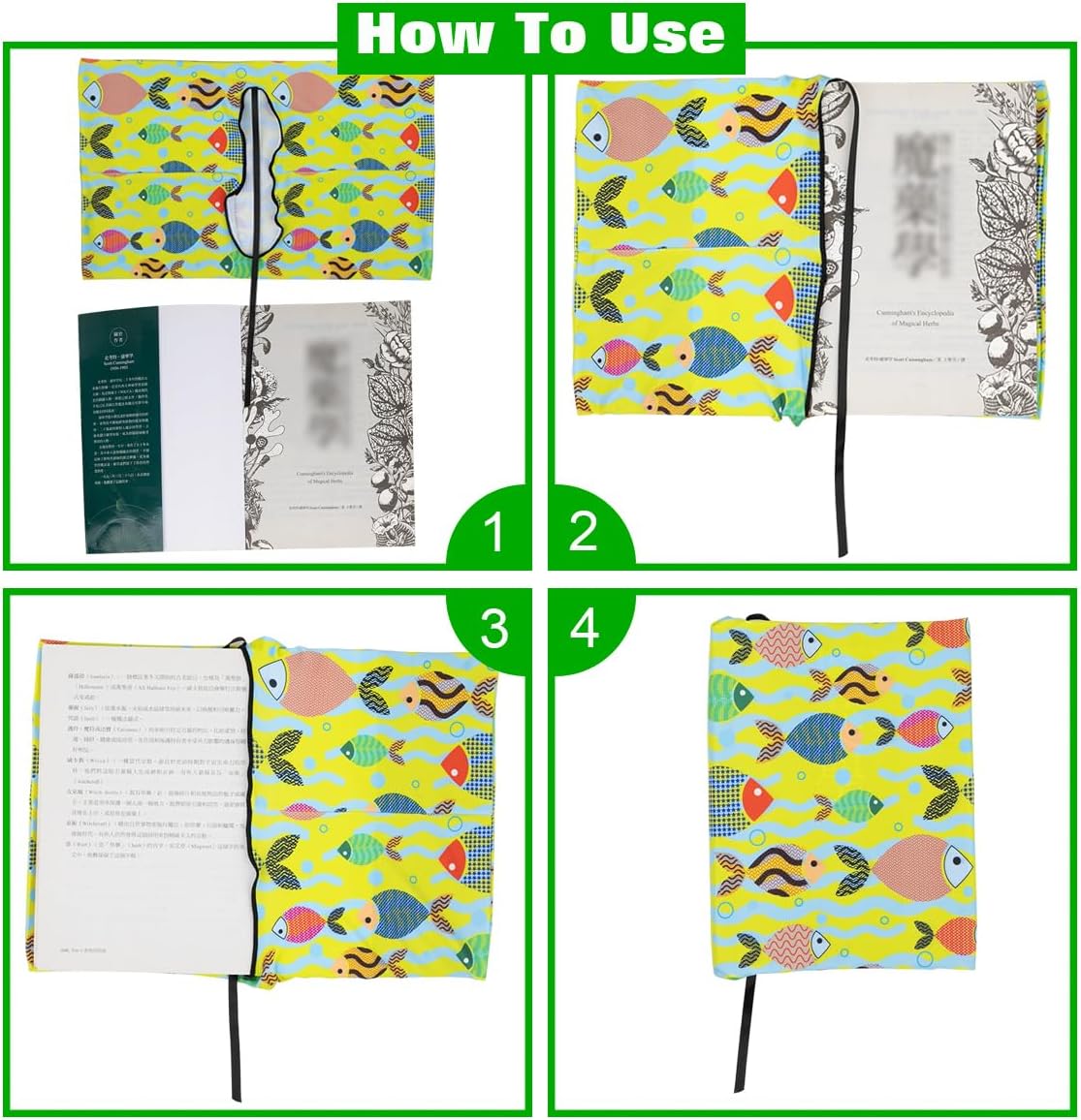 7 Pack Stretchable Book Covers, Jumbo Book Sleeves for Textbook Hardcover Books up to 9 x 11 Inches, Reusable, Washable and Protective Textbook Covers for School Kids Boys Girls