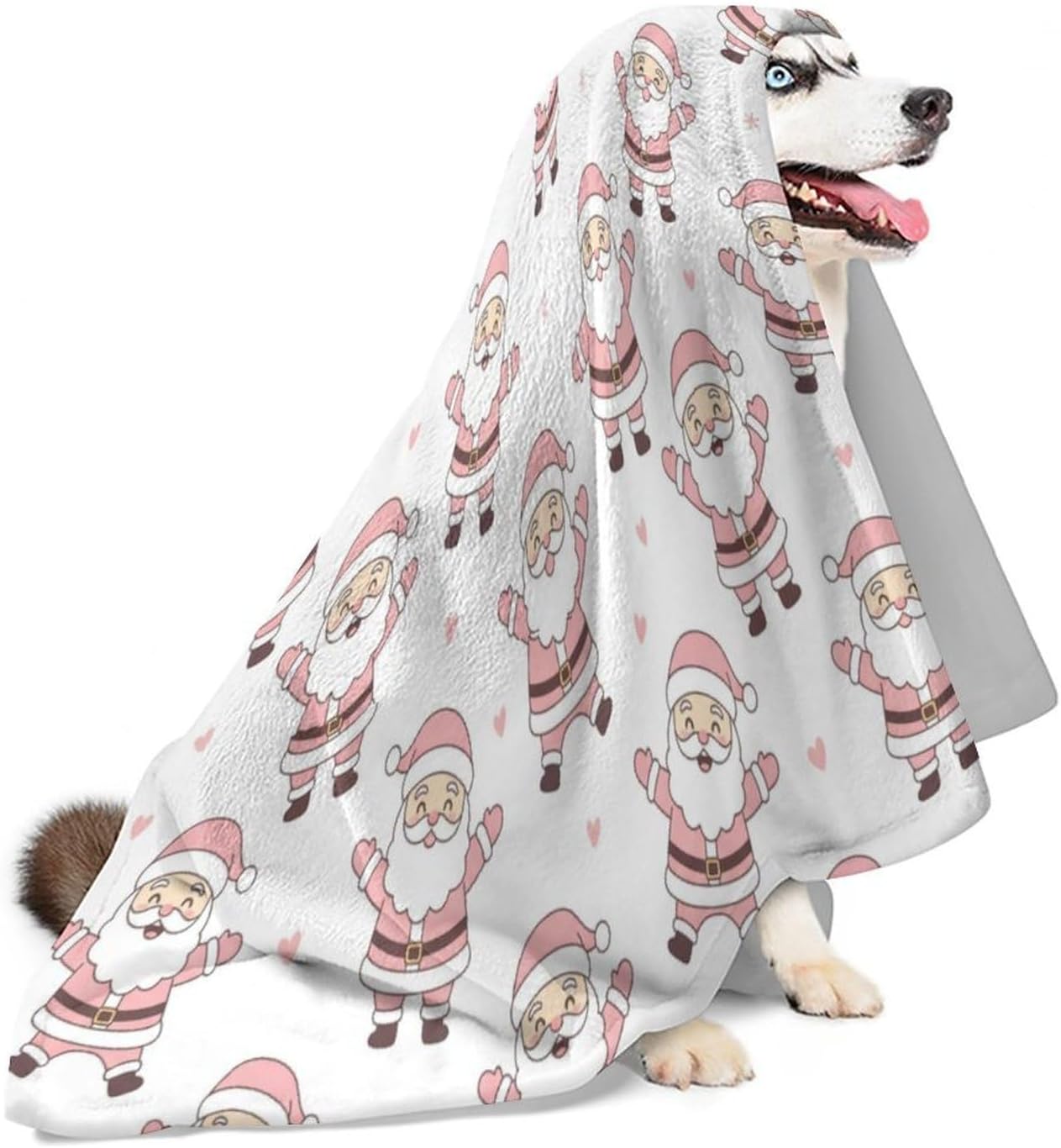 Christmas Ornaments in Pink Throw Blanket Lightweight Flannel Fleece Blankets Warm and Cozy Super Soft Throws 30"x40" for Cat and Dog Pet