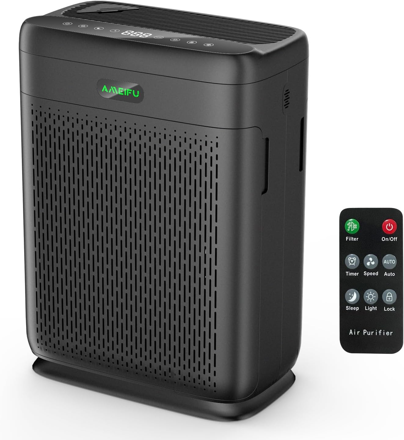 Air Purifiers for Home Large Room with Remote Up to 3000 Sq Ft, Double-Sided H13 Hepa Pet Air Purifier with PM 2.5 Display Air Quality Sensor, Washable Pre-Filter Air Cleaner for Dust, Pets, Smoke