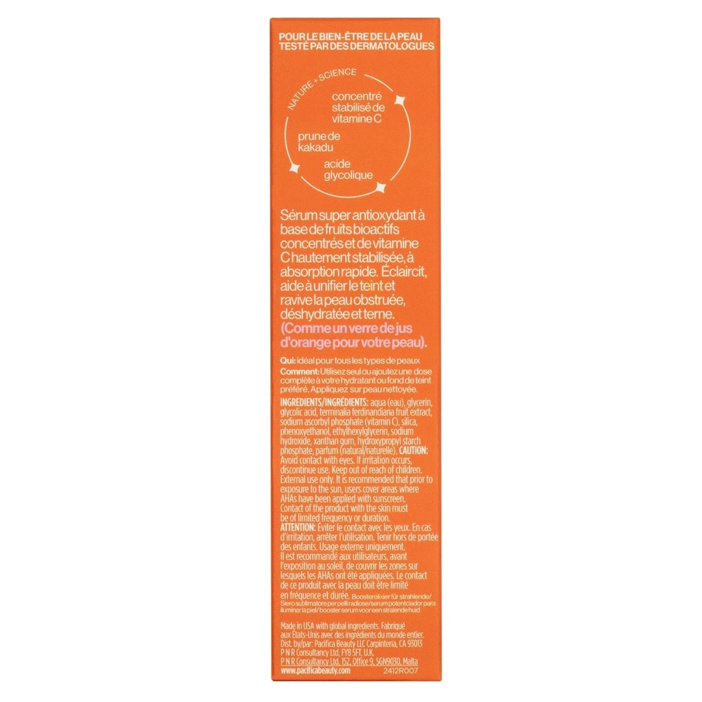 Pacifica, Serum Booster Glow Baby, 1 Fl Oz