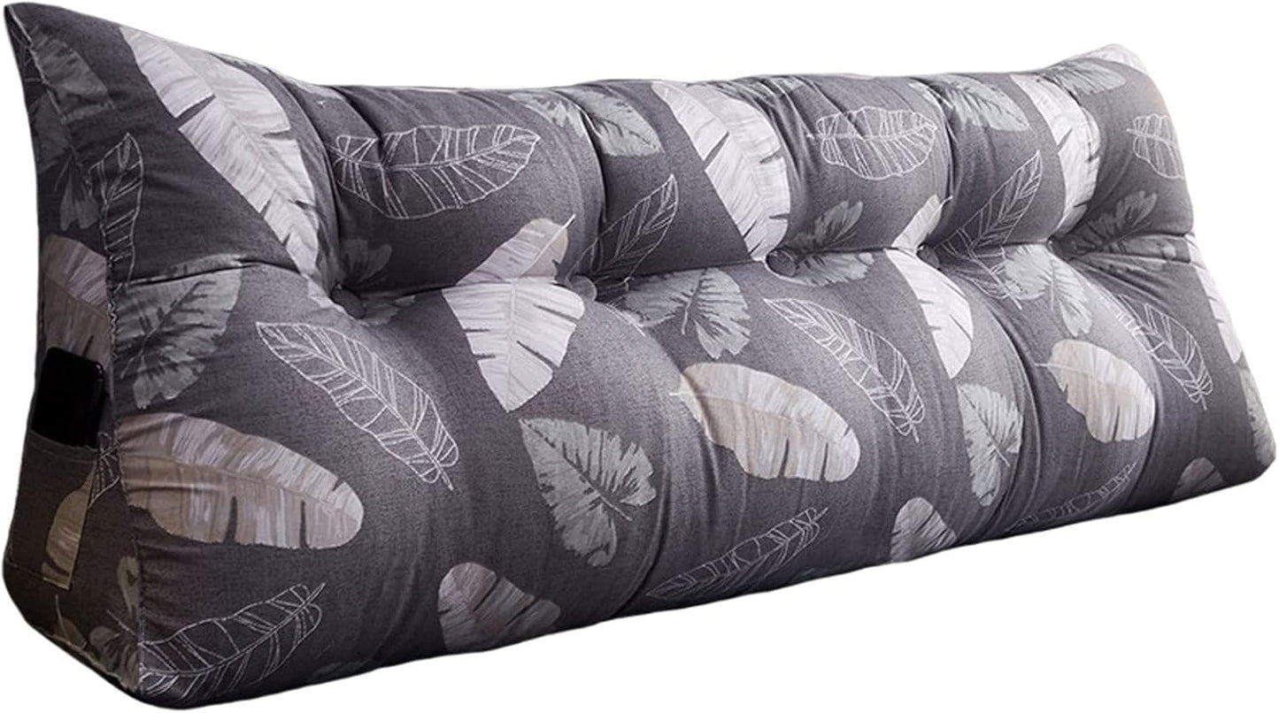 Headboard Pillows for Queen Size Bed Bed Rest Reading Pillows Positioning Support Backrest Pillows for Sitting in Bed Large Bolster Cushion Lumbar Cushion ( Color : 07 , Size : 59 x 9 x 19 inch )