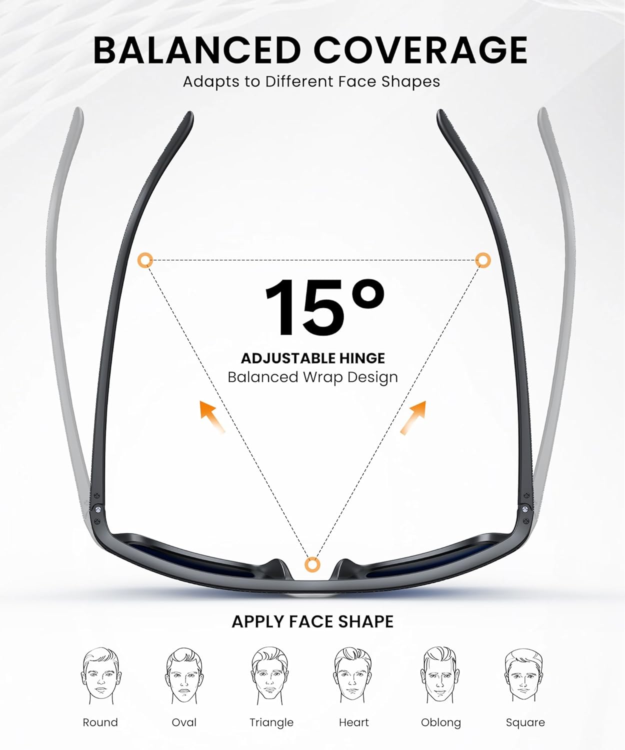 Sunglasses-Men Polarized Mens Sunglasses: Classic Women Sun Glasses UV Protection for Fishing Driving Golf 5PACK