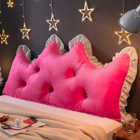 Headboard Pillow, Daybed Reading Pillow Bedside Cushion Lumbar Pillows Removable Cusion Bolster Support Wedge Pillow Bed Rest Pillows(Grey,180cm)
