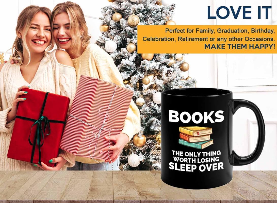 Book Lover Coffee Mug 11oz Black - The only thing - Gift For Poets Bookish People Bibliophile Librarian Book Club Reader