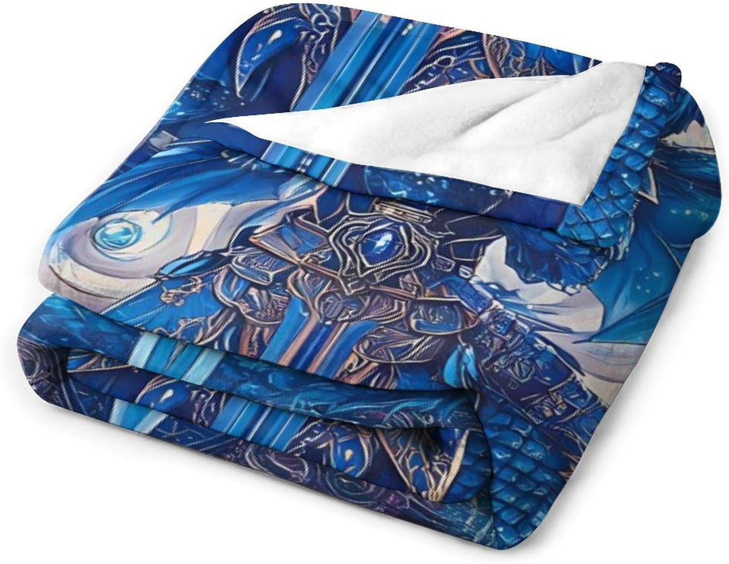 Dragon Dragonsword Throw Blanket for Couch Bed Plush Cozy Fuzzy Flannel Blanket for All Season 30"x50"