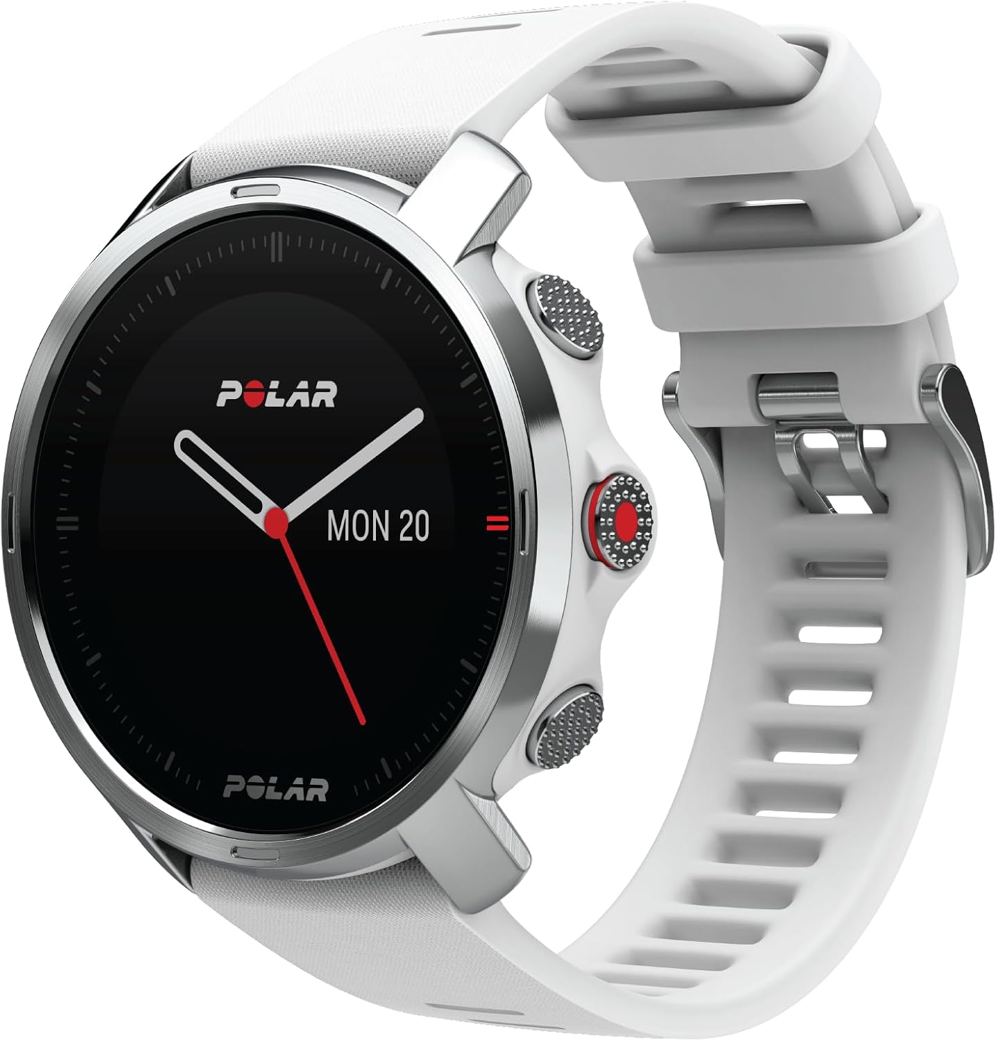 POLAR Grit X - Rugged Multisport GPS Smart Watch - Ultra-Long Battery Life, Wrist-Based Heart Rate, Military-Level Durability, Sleep and Recovery, Navigation - Trail Running, Mountain Biking, White