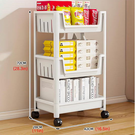 Display cabinet,rotating book shelf,unique bookshelf,horizontal bookshelf,corner bookshelf with storage,room decor,Suitable for living room, bedroom, study, living room corner, office French(42x28x72c