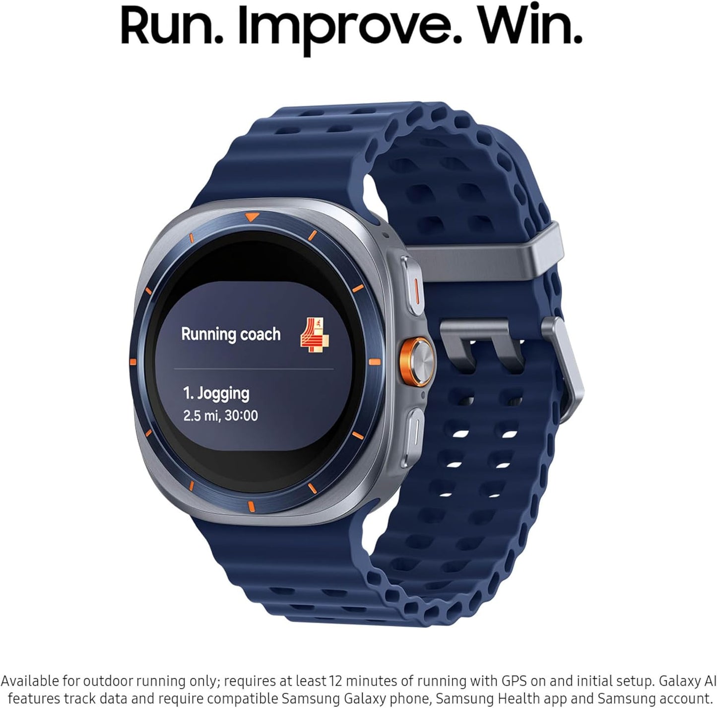 Samsung Galaxy Watch Ultra (2025) 47mm LTE Smartwatch, Titanium Casing, Advanced Sleep Coaching, Running Coach, Energy Score, Heart Rate Tracking, GPS, Titanium White [US Version, 2 Yr Warranty]