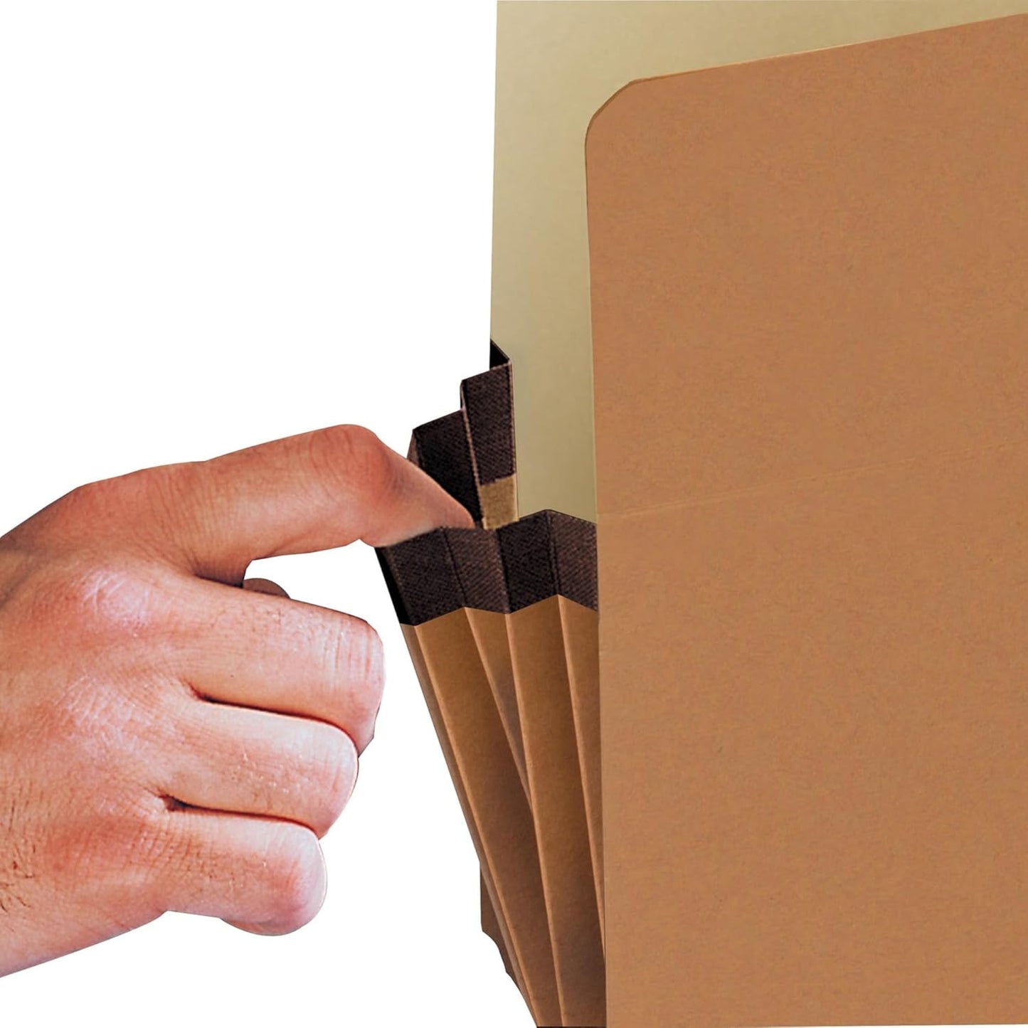 Smead File Pocket, Straight-Cut Tab, 5-1/4" Expansion, Legal Size, Redrope, 10 per Box (74234)