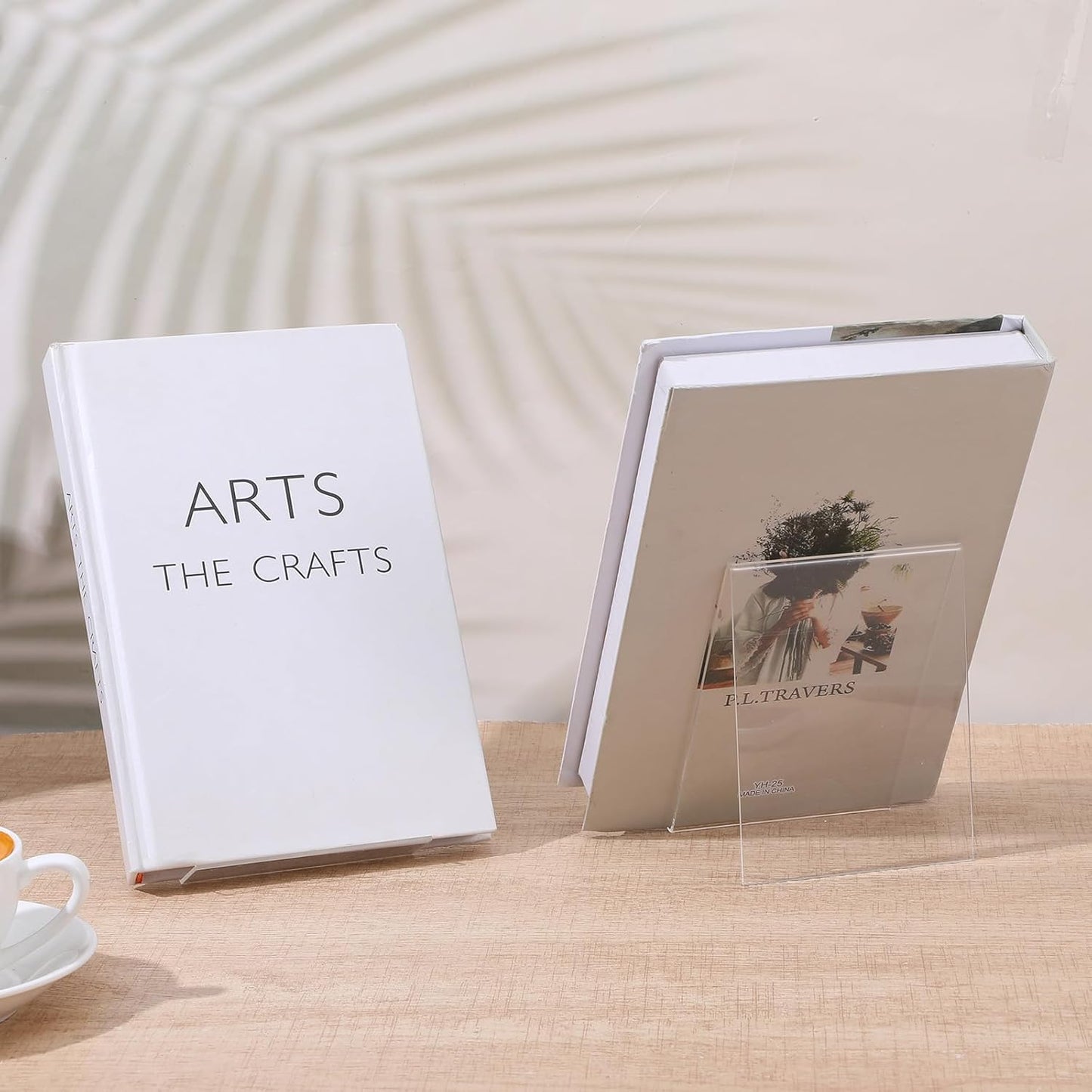 15 Pack 4x5 Inch Acrylic Book Stand Clear Display Easel Holder for Books, Tablets, Pictures, CDs, Artworks, Albums, Magazines, Postcards