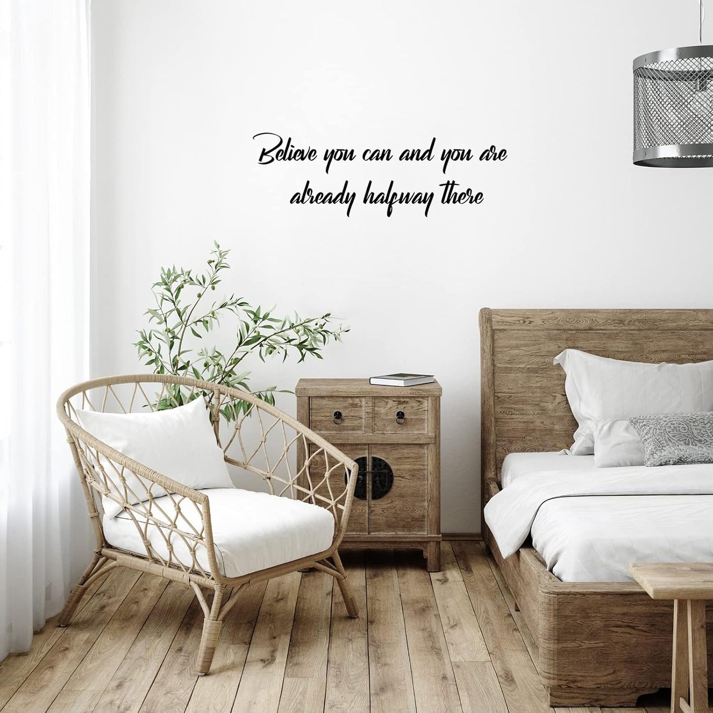 9 Pcs Vinyl Wall Decals Inspirational Quotes Stickers Removable Motivational Positive Saying Encouragement Affirmation Stickers Peel and Stick for Home School Classroom Office