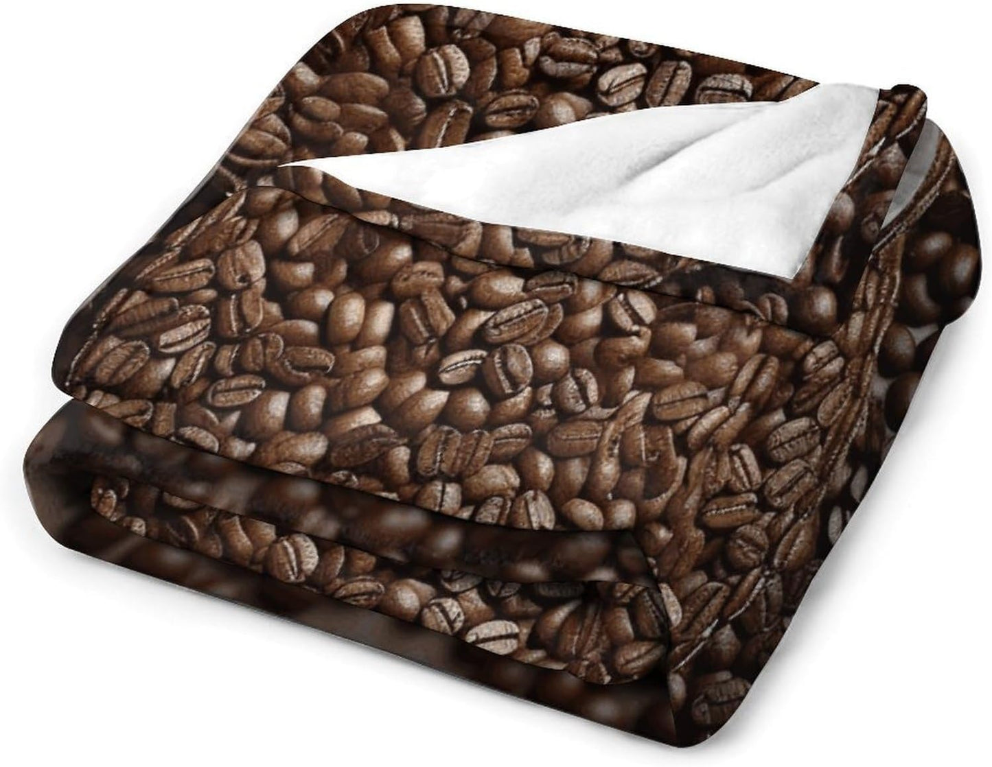 Coffee Bean Owl Throw Blanket for Couch Super Soft Warm Lightweight Throw Blankets Cozy Flannel Bed Blanket Cute Decorative Blankets for All Seasons Home Decor Gift 50"*60"（130 * 150cm）