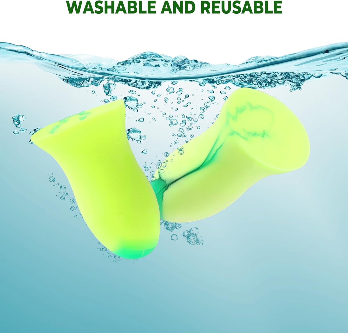 10 Pair Soft Foam Earplugs,34dB Highest NRR, Noise Cancelling，Individually Wrapped,Reusable for Sleeping, Snoring, Loud Noise, Traveling, Concerts, Studying,Work,Construction, Shooting