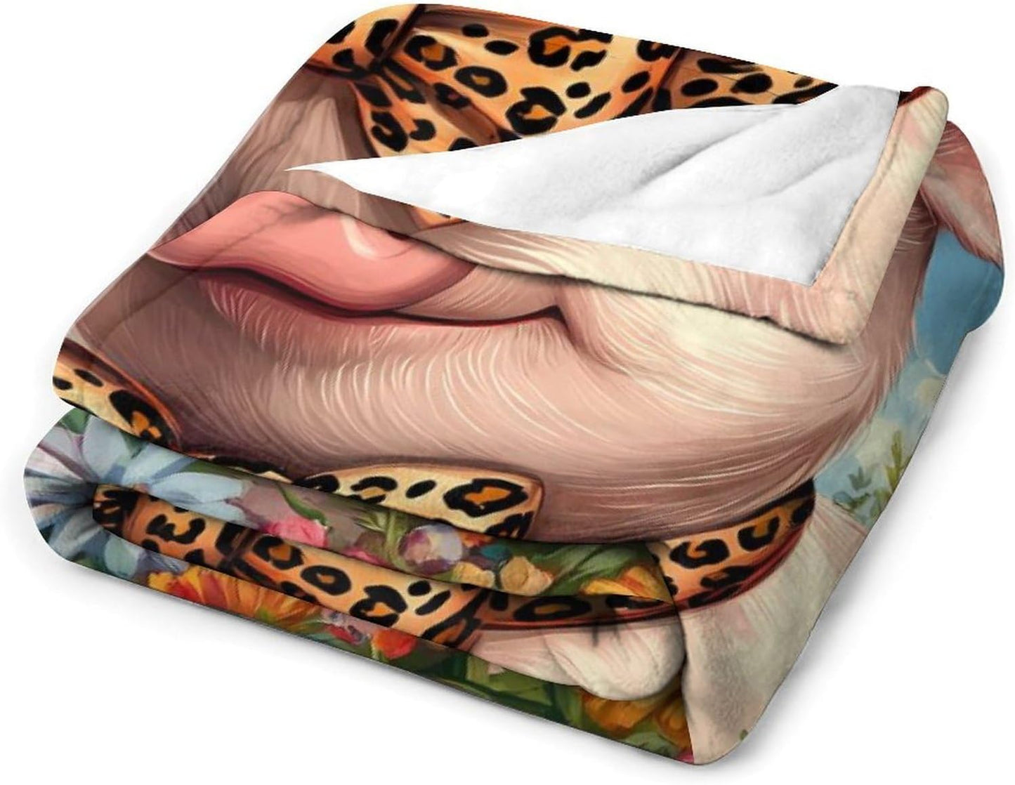 Cute Pigs Throw Blanket for Couch Bed Plush Cozy Fuzzy Flannel Blanket for All Season 50"x70"