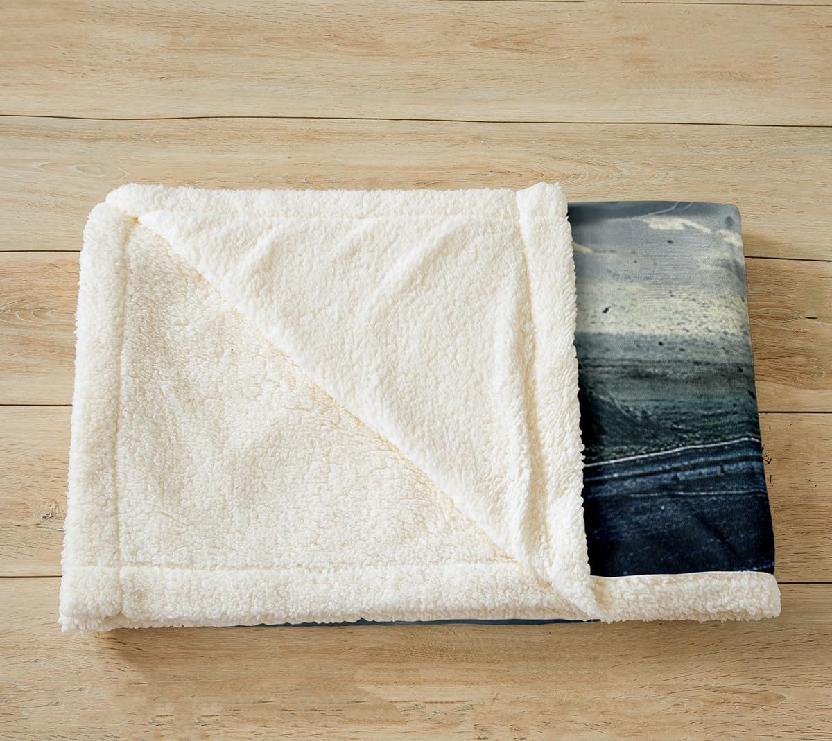 Tornado Theme Plush Blanket Tornado and Lightning Pattern Sherpa Blanket Nature Black Gray Unique Fleece Throw Blanket for Couch Bed Sofa Adults Fuzzy Blanket Ultra Soft Room Decor Throw 50"x60"