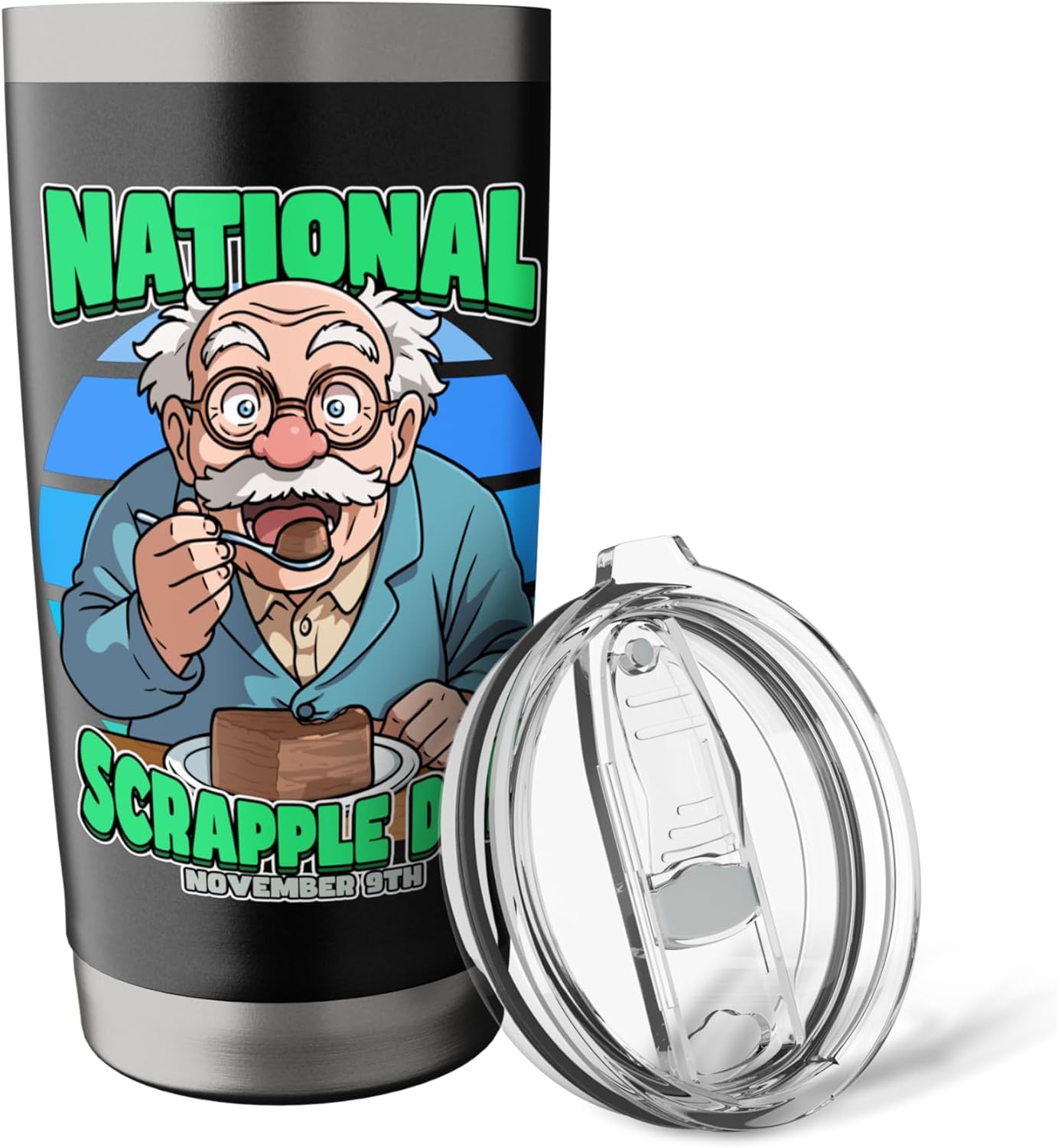 National Scrapple Day November 9th Stainless Steel Insulated Tumbler