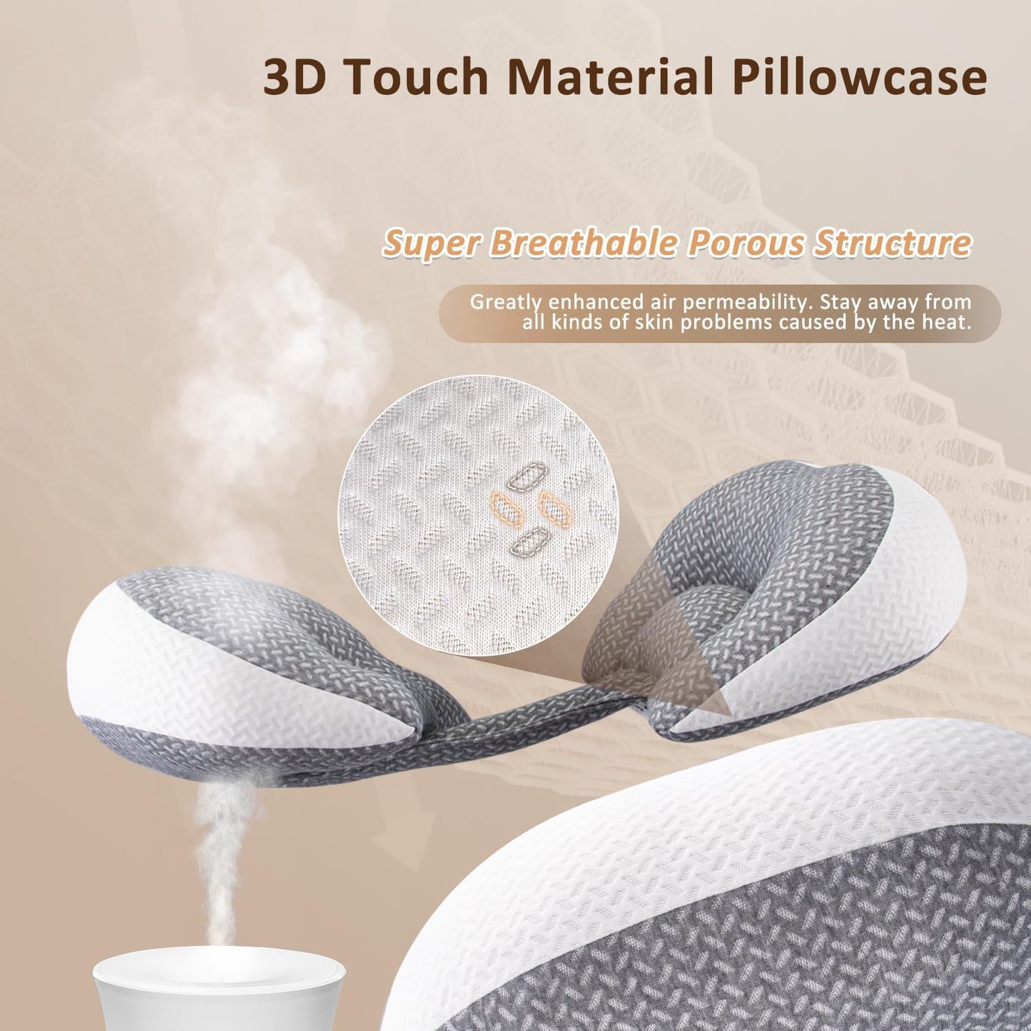 Chilling Home Pregnancy Pillow for Sleeping Portable, Maternity Pillow for Side Sleeper, Travel Wedge Pillow, Body Pillow Support for Back, Belly, Blue