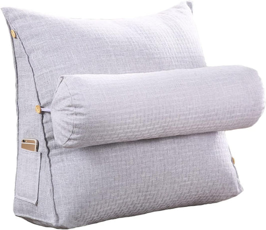 Back Wedge Pillow for Bed After Surgery Reading Pillow for Bed Back Support for Adults Wedge Cushion for Back Support Lumbar Pillows for Outside Patio Furniture